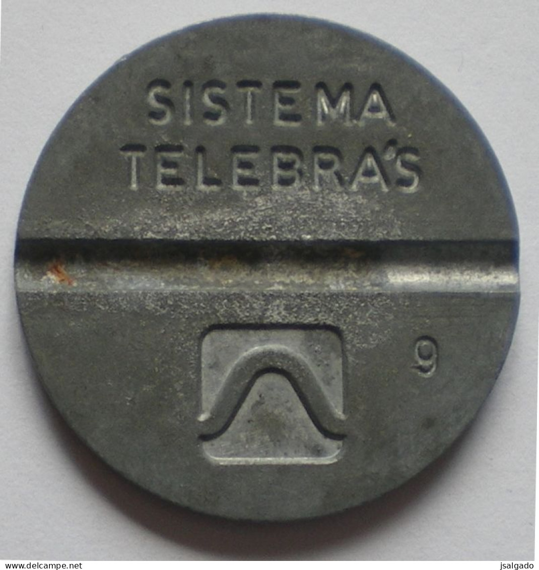 Brasil  Ficha De Telefone 1982  LOCAL  Artol / SISTEMA TELEBRAS  Sigla  9  Eixo Vertical - Notgeld