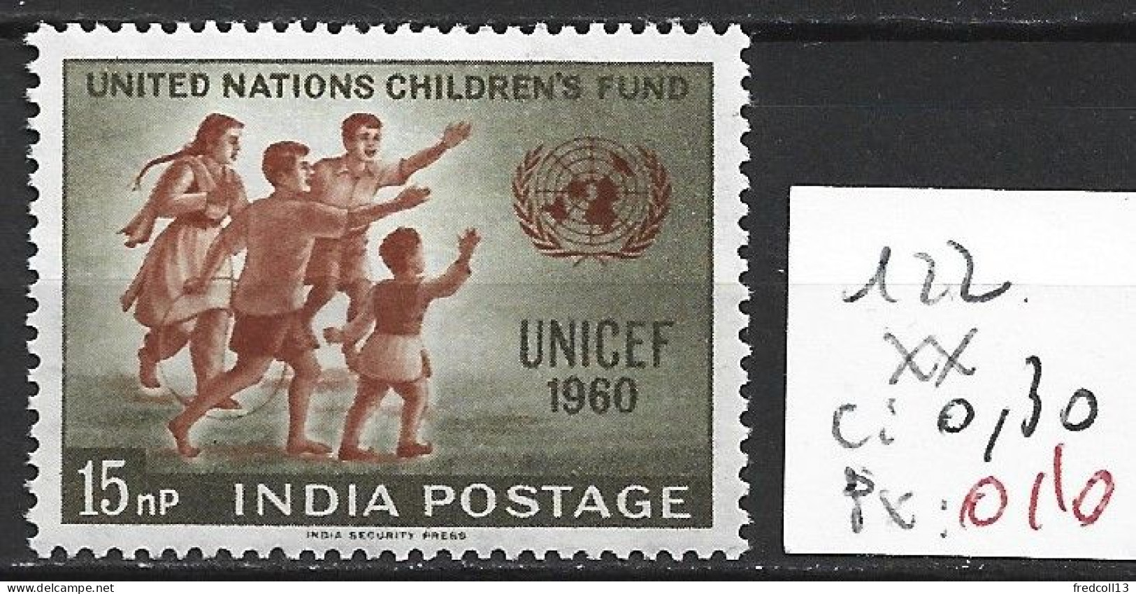 INDE 122 ** Côte 0.30 € - Unused Stamps