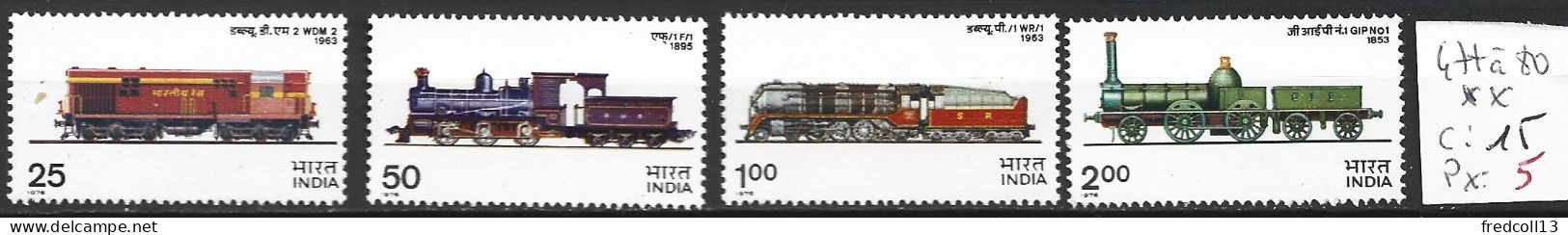 INDE 477 à 80 ** Côte 15 € - Unused Stamps