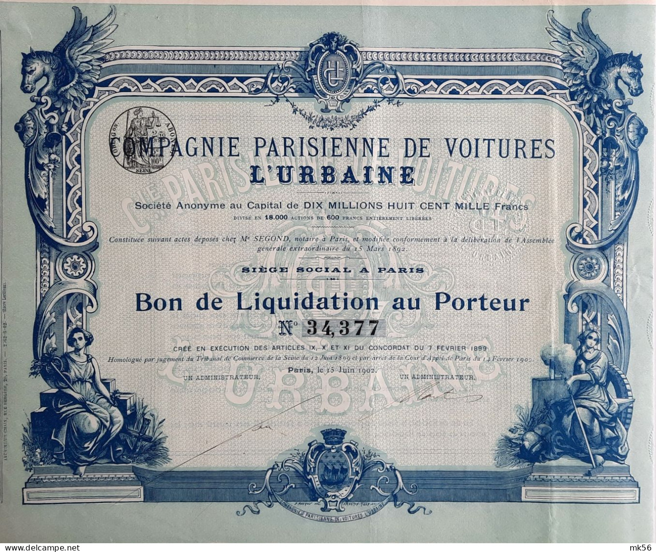 Compagnie Parisienne De Voitures - L'urbaine - 1902 - Paris - Automobile