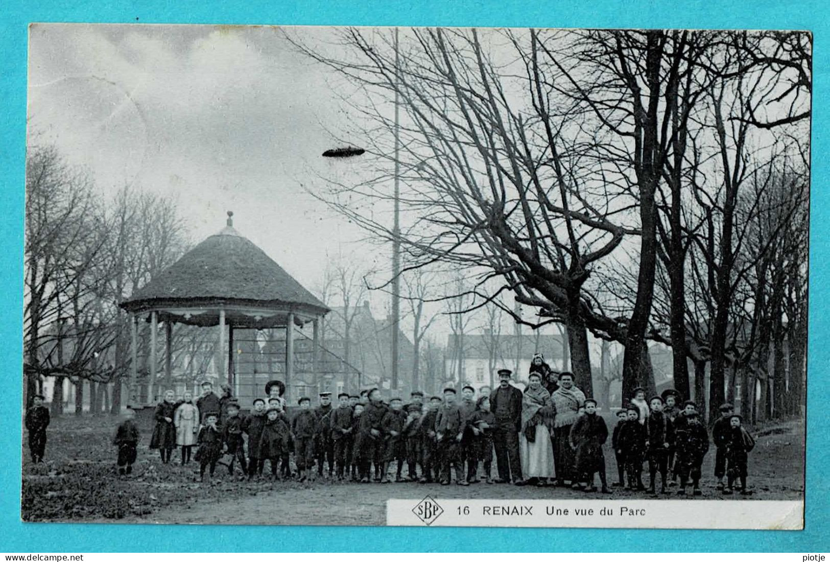 * Ronse - Renaix (Oost Vlaanderen) * (SBP, Nr 16) Une Vue Du Parc, Animée, Enfants, Kiosque, Kiosk, Unique, TOP, Rare - Ronse