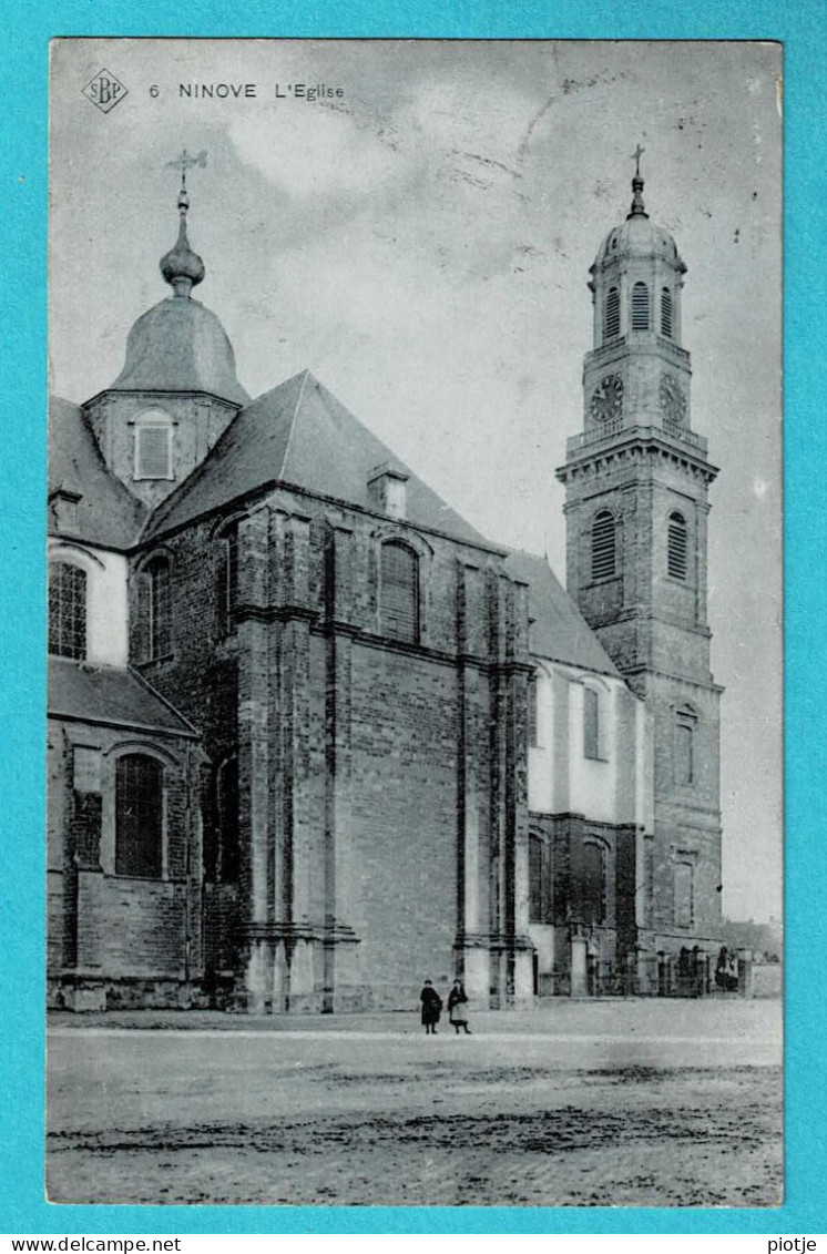 * Ninove (Oost Vlaanderen) * (SBP, Nr 6) L'église, Kerk, Church, Kirche, Animée, Unique, Zeldzaam, TOP, Rare - Ninove