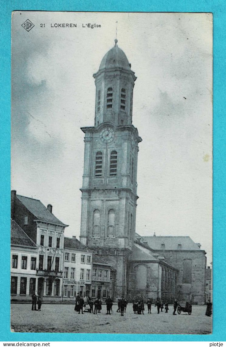 * Lokeren (Waasland - Oost Vlaanderen) * (SBP, Nr 21) L'église, Kerk, Church, Kirche, Animée, Unique, TOP, Rare - Lokeren