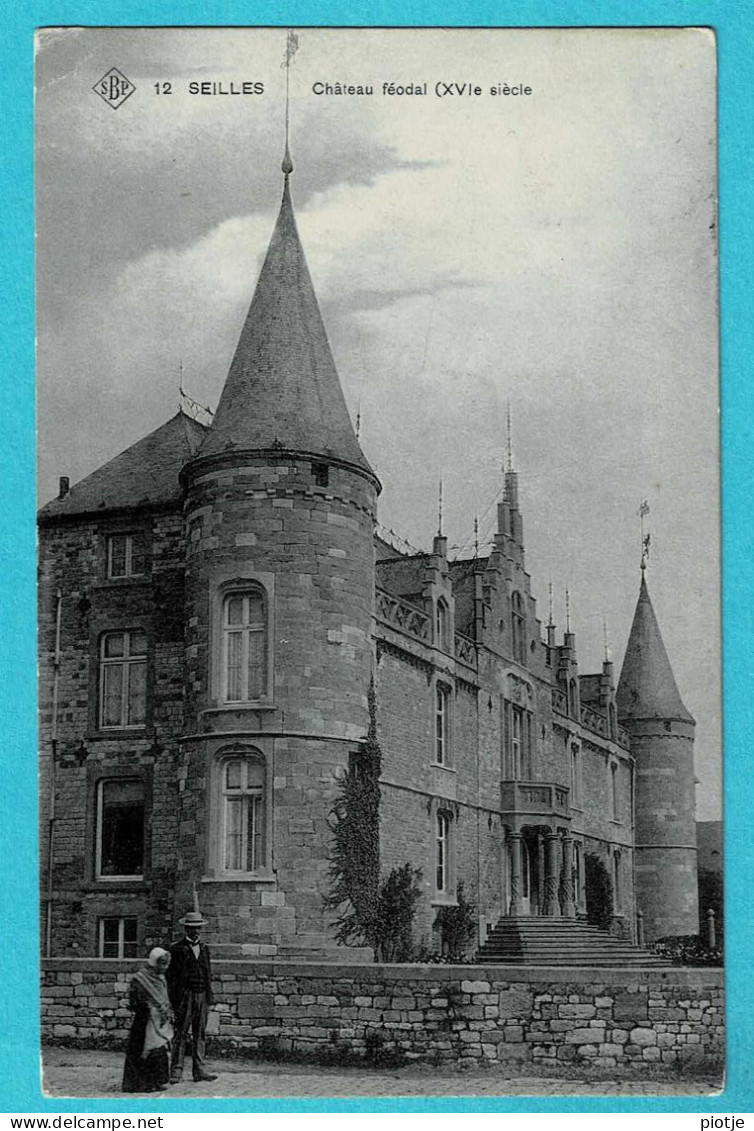 * Seilles - Andenne (Namur - La Wallonie) * (SBP, Nr 12) Chateau Féodal XVI Siècle, Kasteel, Schloss, Animée, Old - Andenne