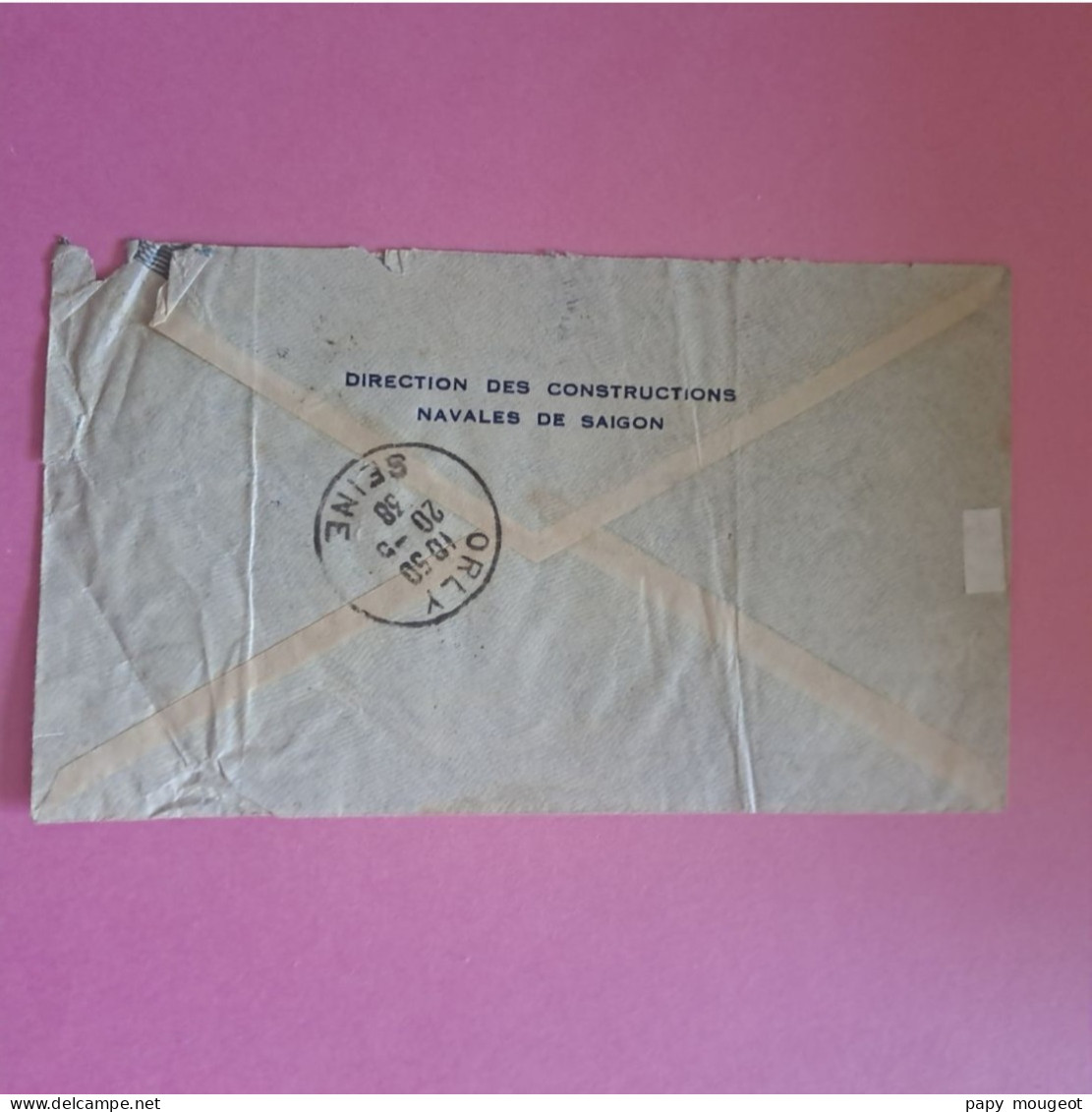 Lettre Par Avion De Saïgon Pour Orly Seine France - 13-05-1938 - Luftpost