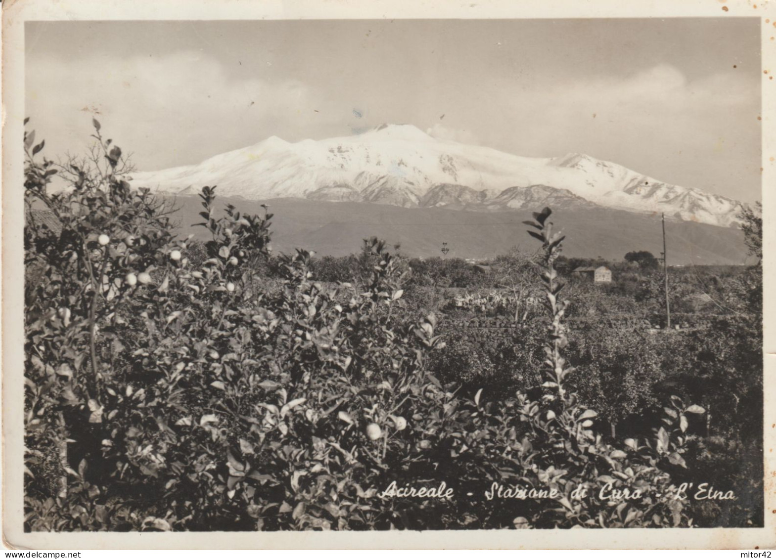 67*-Acireale-Catania-Sicilia-Stazione Di Cura-L' Etna-v.1956 X Mussumeli-Caltanissetta - Acireale