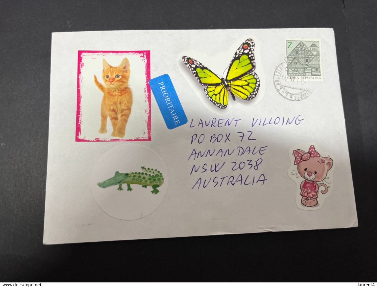 28-1-2024 (2 X 34) 1 Cover Posted From Czech Republic To Australia (2024) Z Stamp - Cartas & Documentos