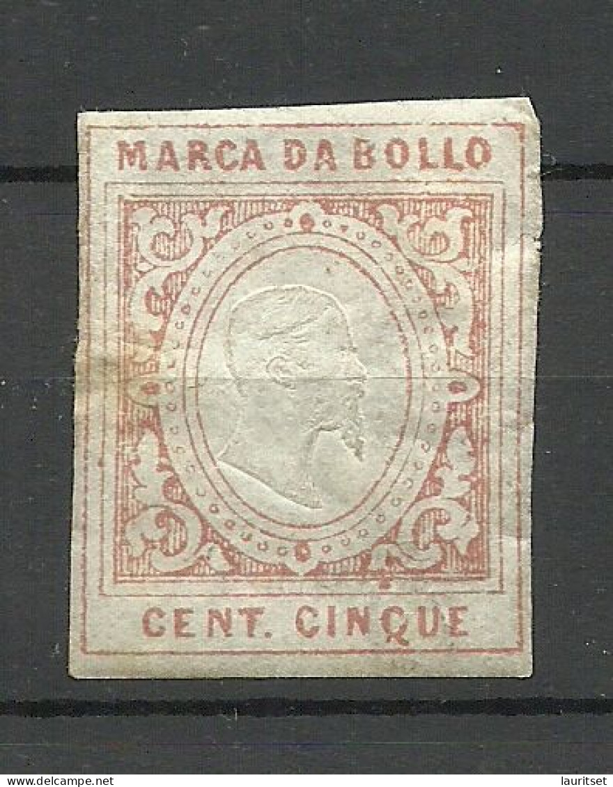 ITALIA ITALY 1863 Fiscaux Fiscal Tax Marca Da Bollo Dimension (*) Steuermarke King König Victor Emmanuel II - Steuermarken