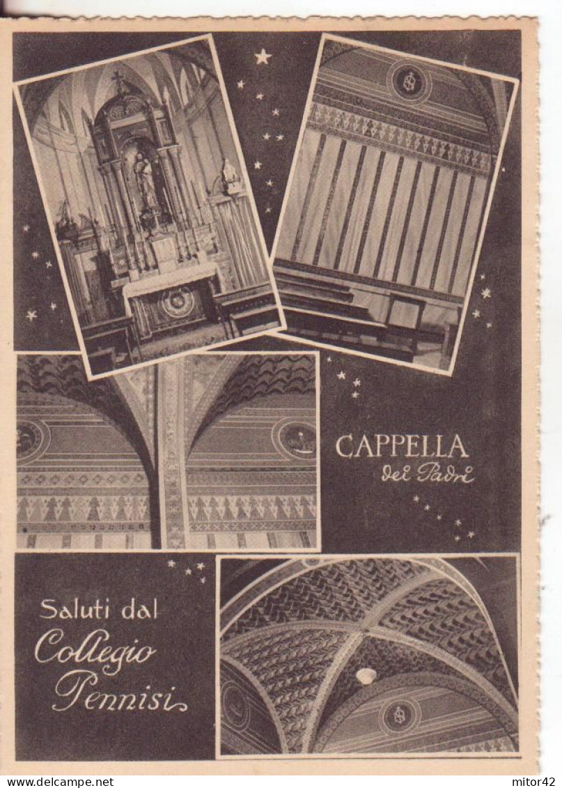 371*-Acireale:-Collegio Pennisi-Saluti Da...Cappella Dei Padri-v.1954 X Messina. - Acireale