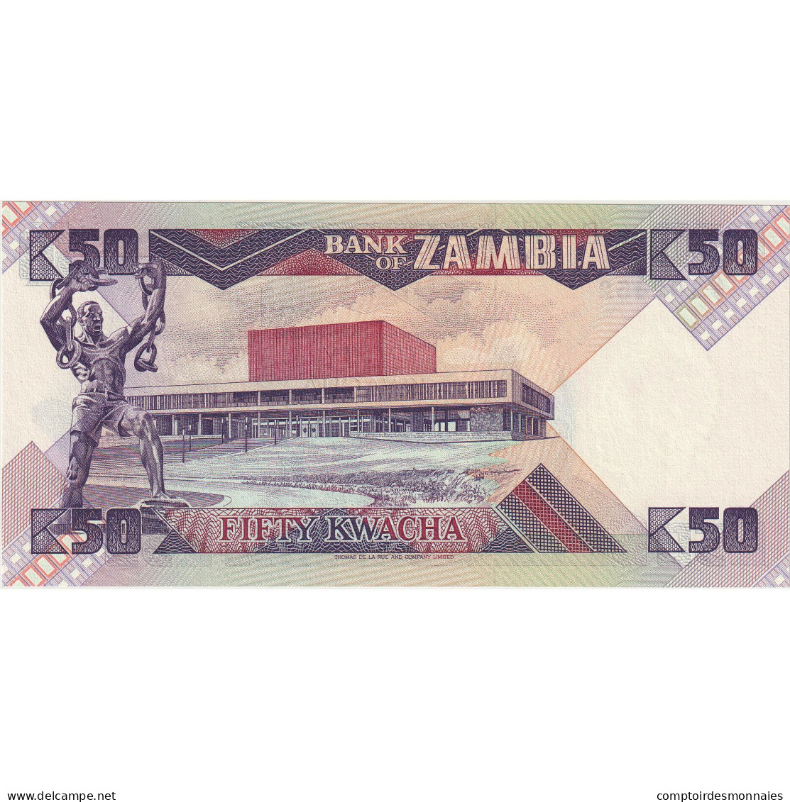 Zambie, 50 Kwacha, KM:28a, NEUF - Zambia