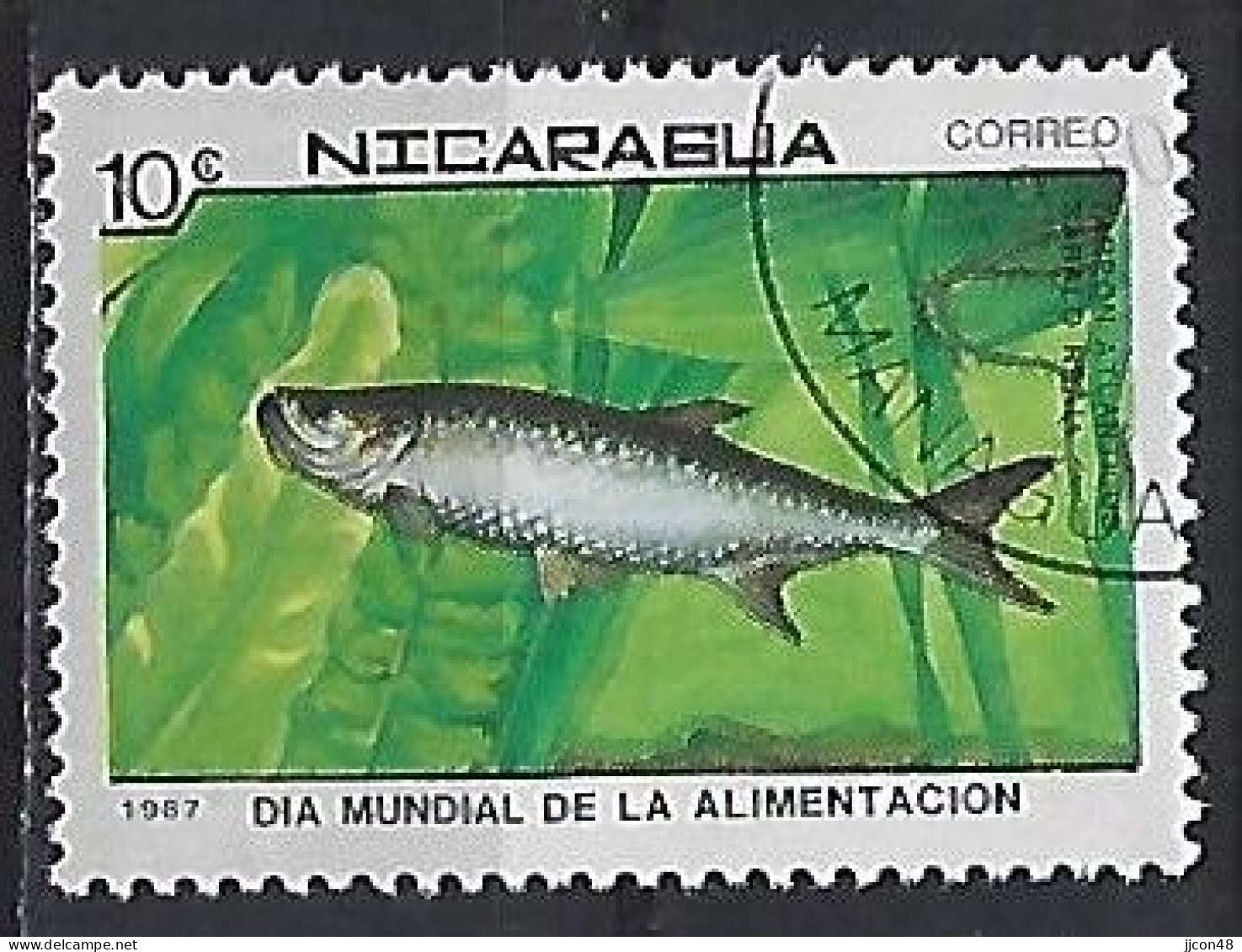 Nicaragua 1987  Fish (o) Mi.2829 - Nicaragua