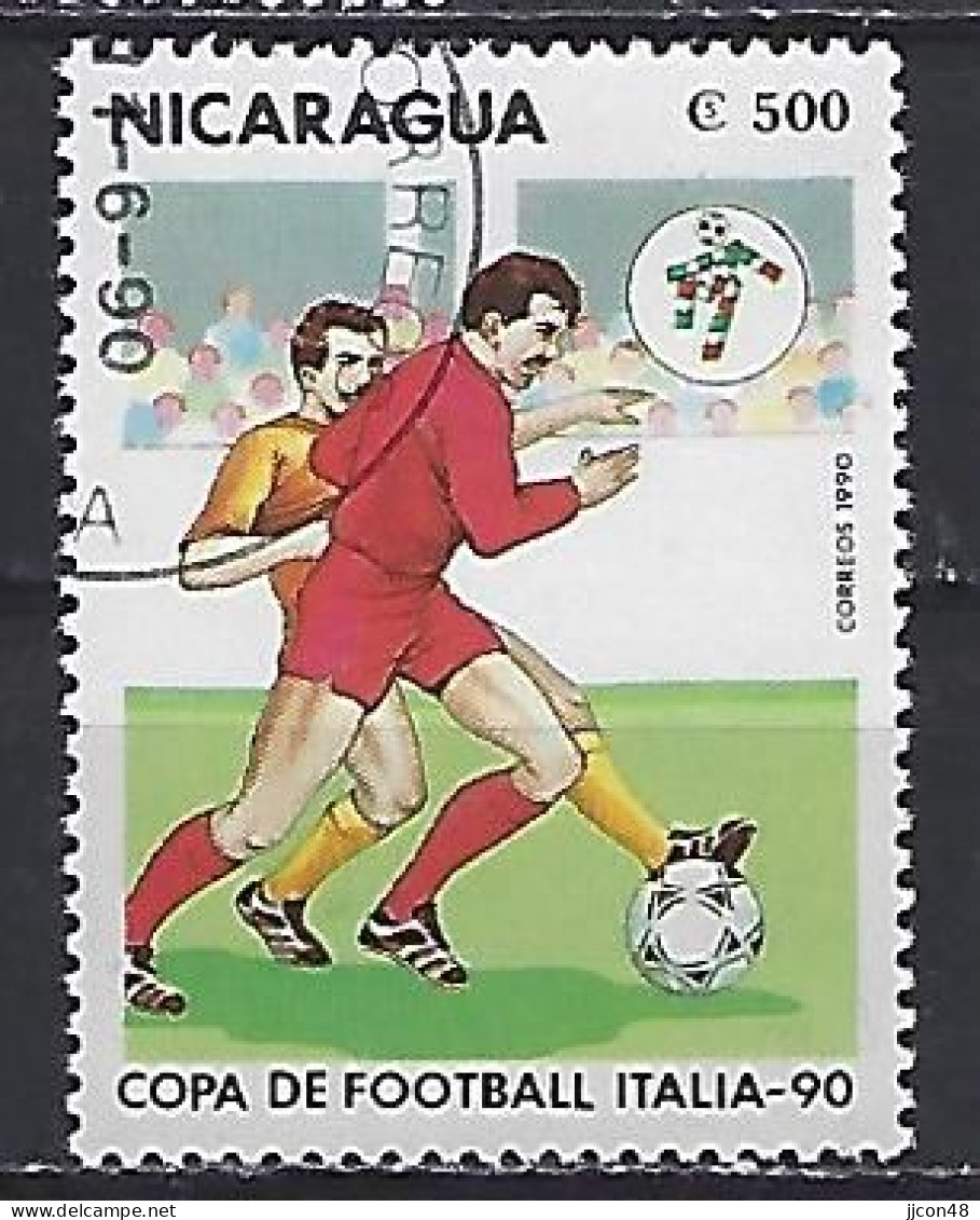 Nicaragua 1990  Football World Cup, Italy (o) Mi.2985 - Nicaragua