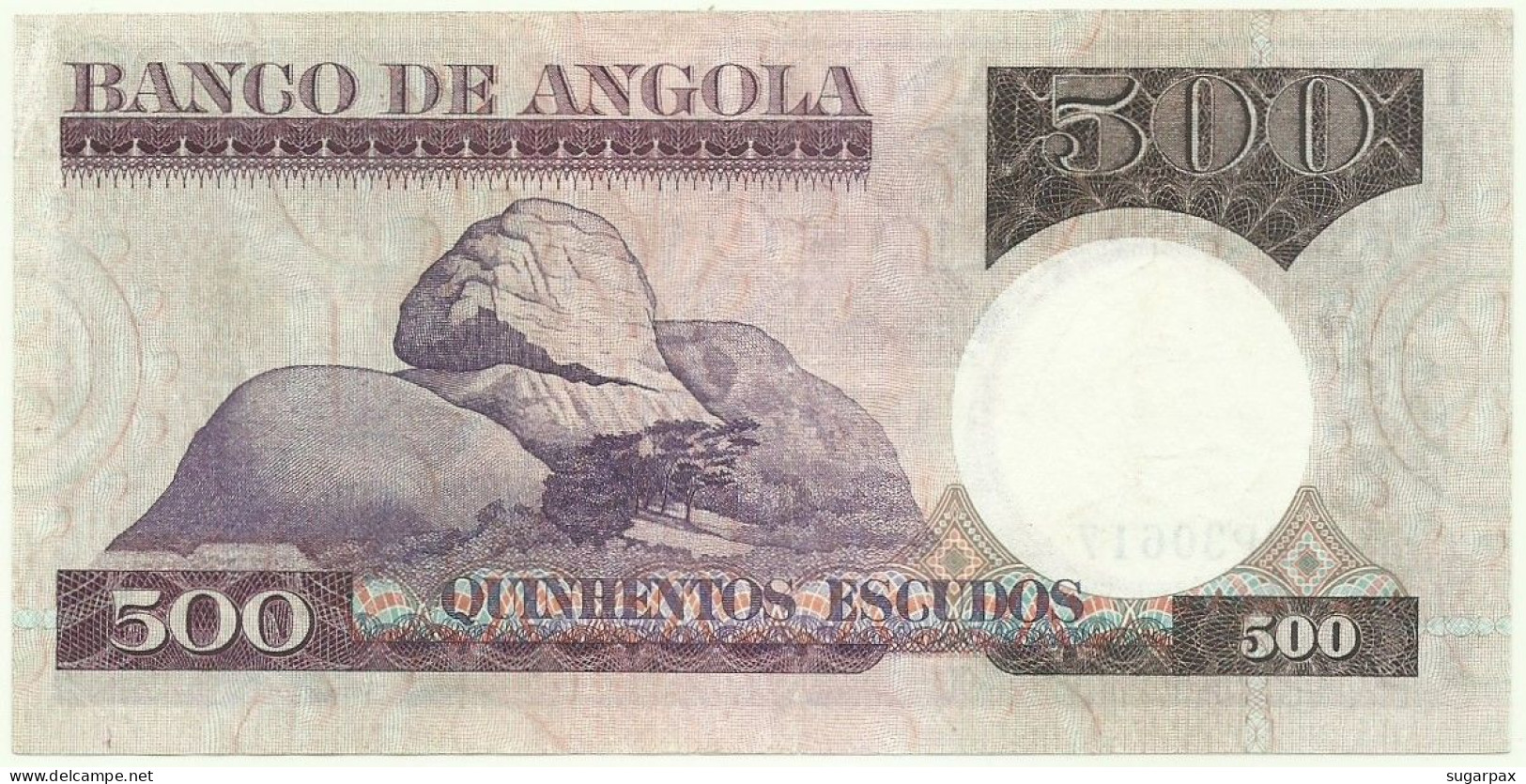 Angola - 500 Escudos - 10.6.1973 - Pick: 107 - Serie BP - Luiz De Camões - PORTUGAL - Angola