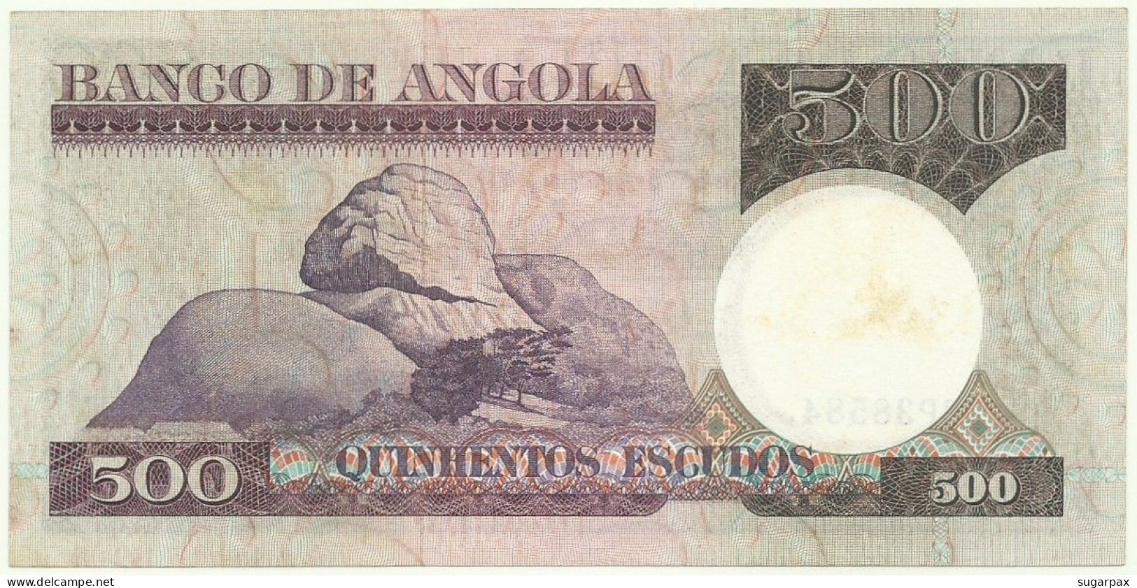 Angola - 500 Escudos - 10.6.1973 - Pick: 107 - AUnc. - Serie BP - Luiz De Camões - PORTUGAL - Angola