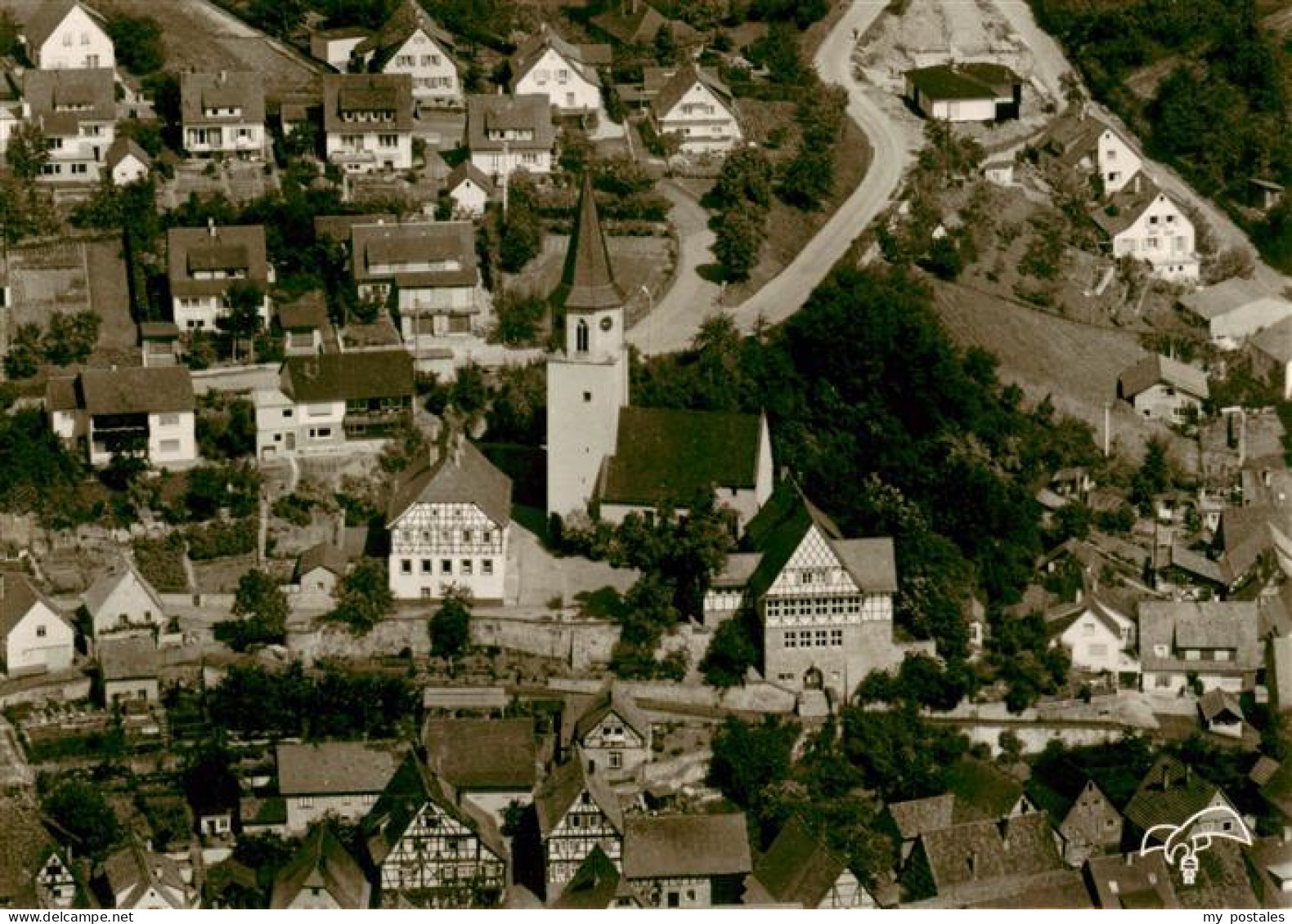 73873269 Grossglattbach Ansicht Mit Kirche Grossglattbach - Mühlacker