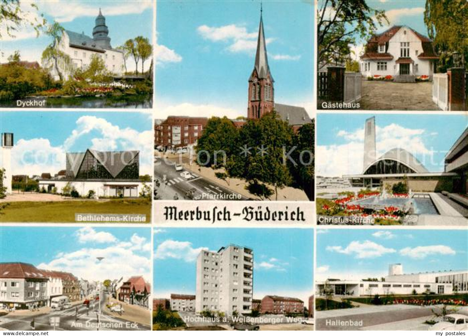 73805597 Buederich Duesseldorf Dyckhof Bethlehems Kirche Am Deutschen Eck Pfarrk - Meerbusch