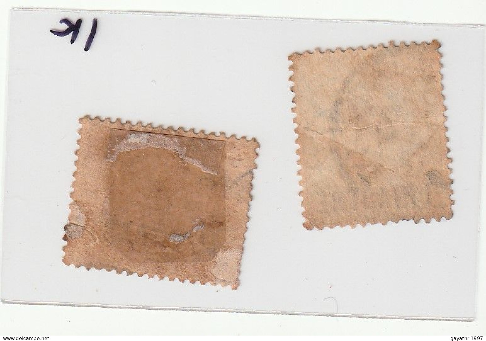 British Levant Over Print Great Britain Stamps 2 Different Used - Britisch-Levant