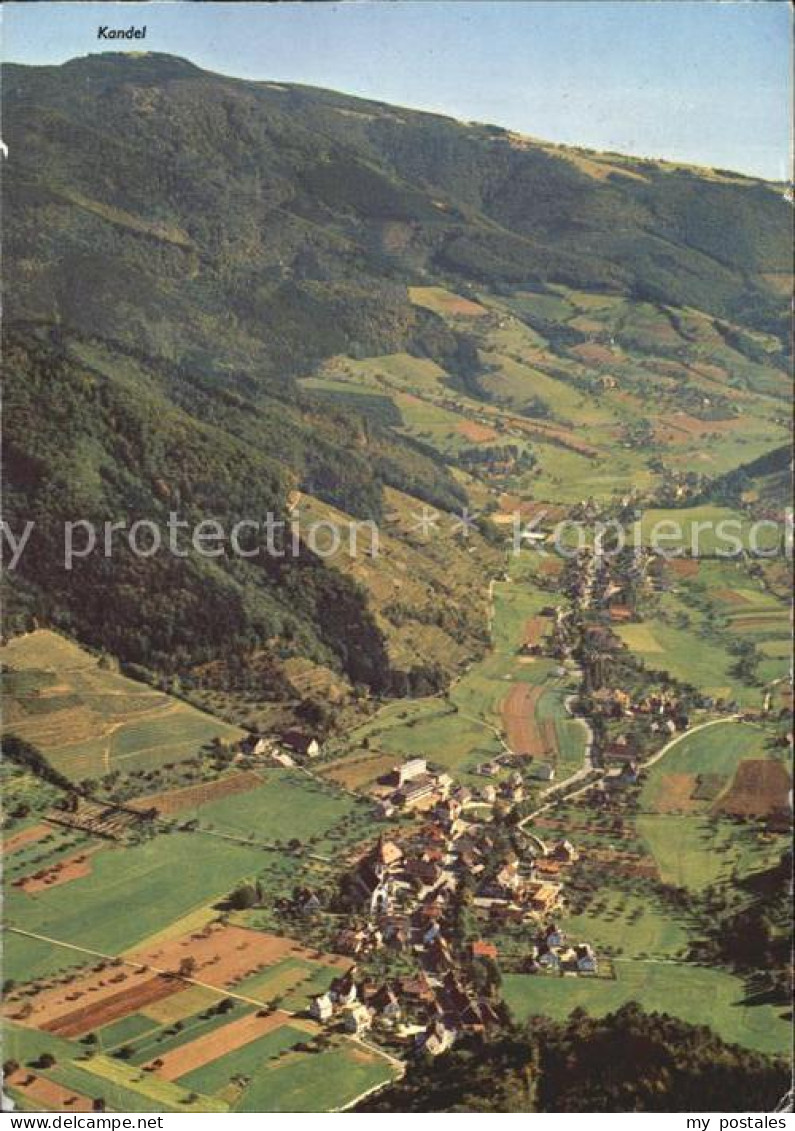 71892932 Glottertal Blick Zum Kandel Fliegeraufnahme Glottertal - Glottertal