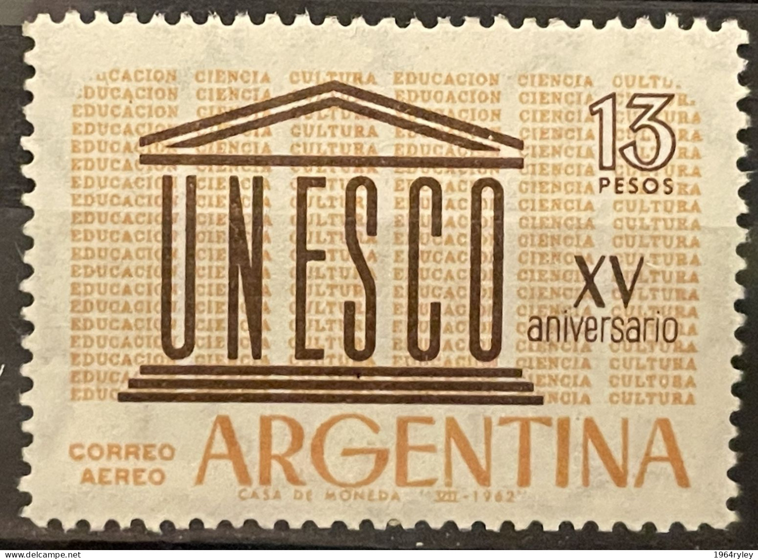 ARGENTINA - MNH** - 1962 - #  PA 84 - Ungebraucht