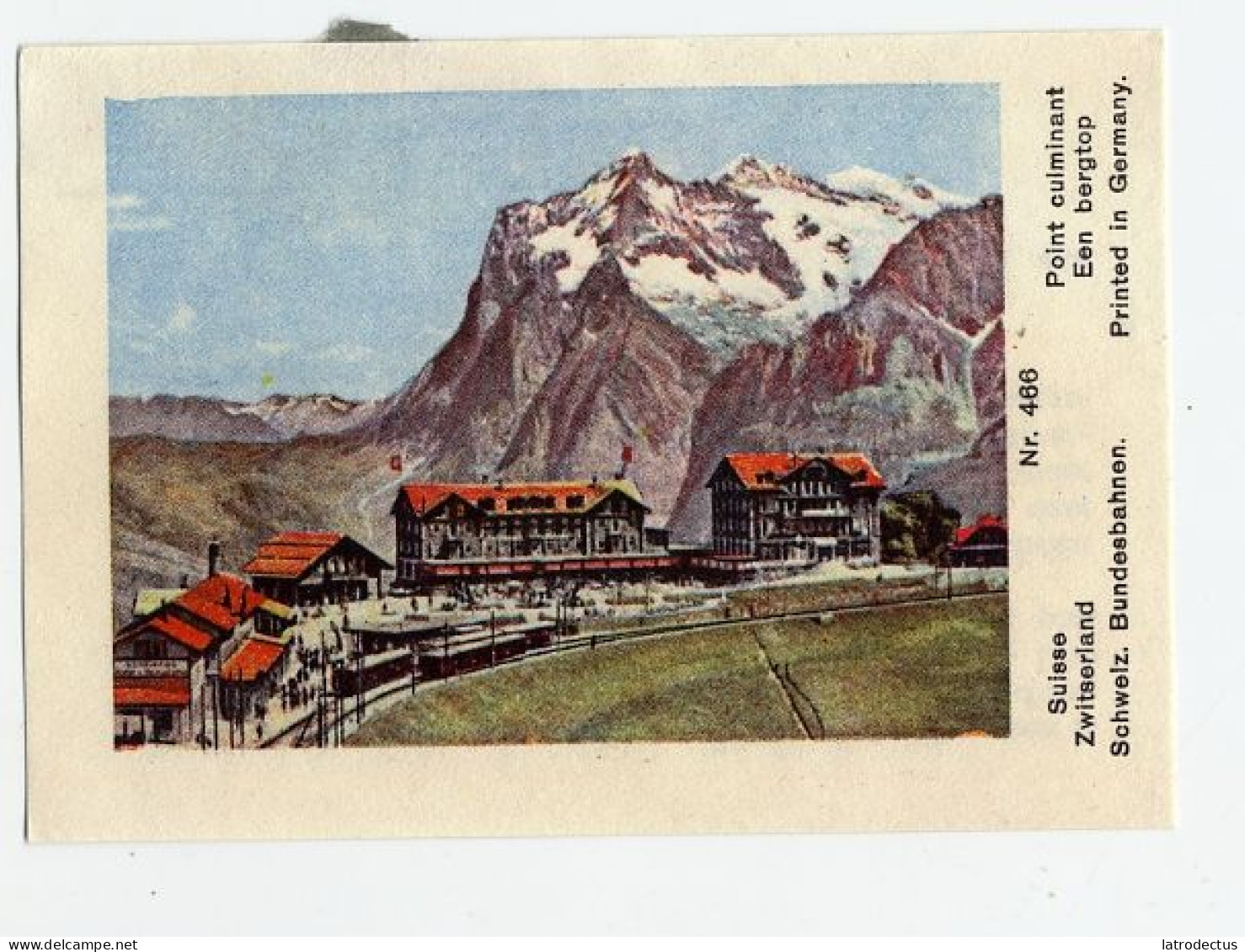 Victoria (1937) - 466 - Schweiz, Suisse, Bundexbahnen, Railroad, Train, Jungfrau - Victoria