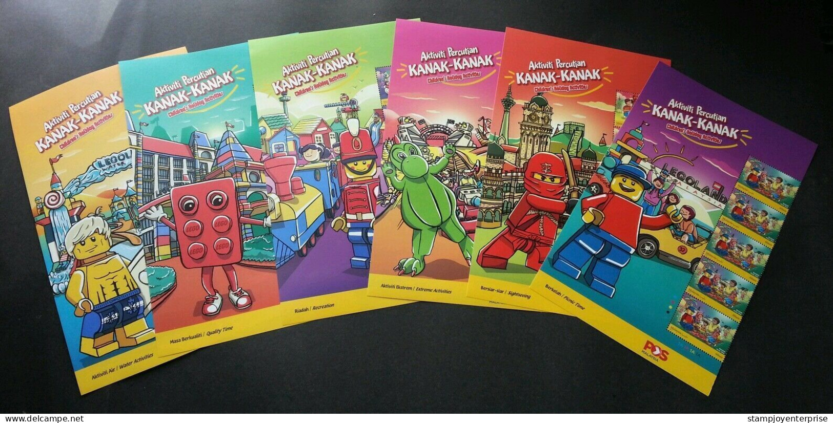 Malaysia Children's Holiday Activities 2017 Legoland Lego Playground Kites Picnic Castle Cartoon Play (stamp Title) MNH - Malaysia (1964-...)