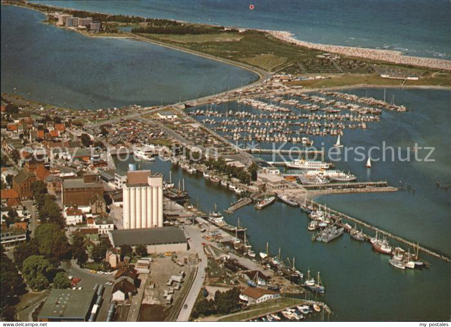 71892355 Heiligenhafen Ostseebad An Der Vogelfluglinie Hafen Fliegeraufnahme Hei - Heiligenhafen