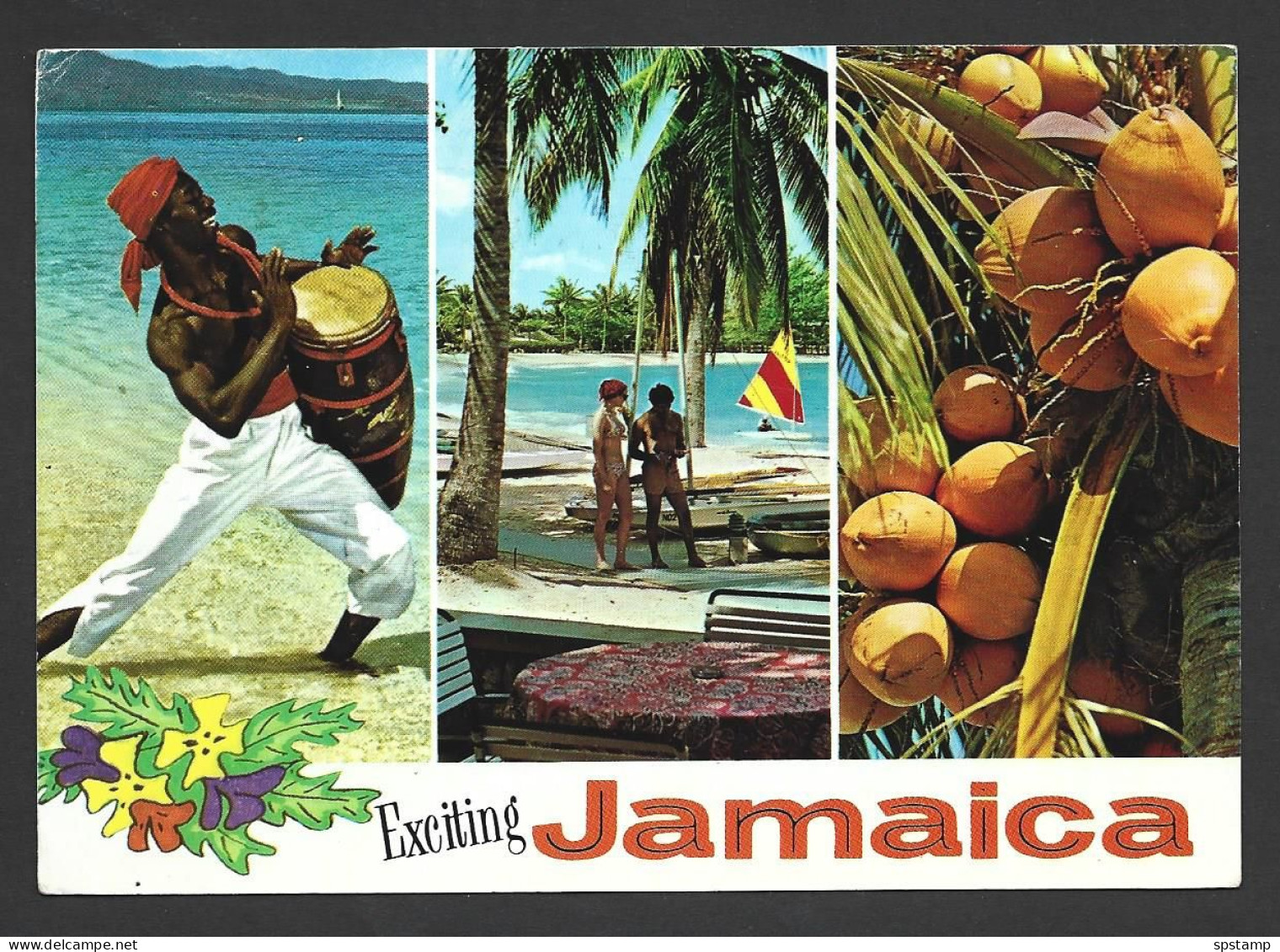 Jamaica 1979 PPC Postcard Of Jamaican Scenes Ex Half Way Tree To Canada 7c Dunns River & 15c Bridge Definitive Franking - Jamaica (1962-...)