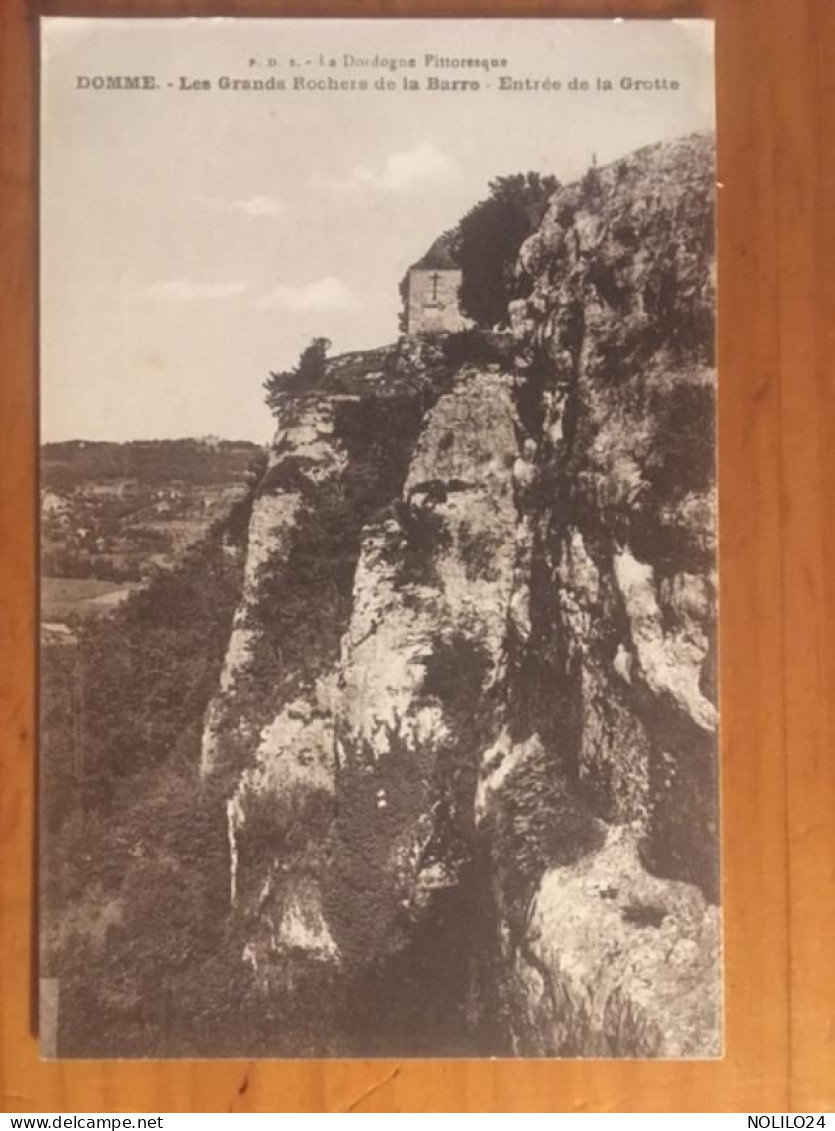 Cpa, 24 , DOMME, Les Grands Rochers De La Barre, éd P.D.S La Dordogne Pittoresque, Non écrite - Domme