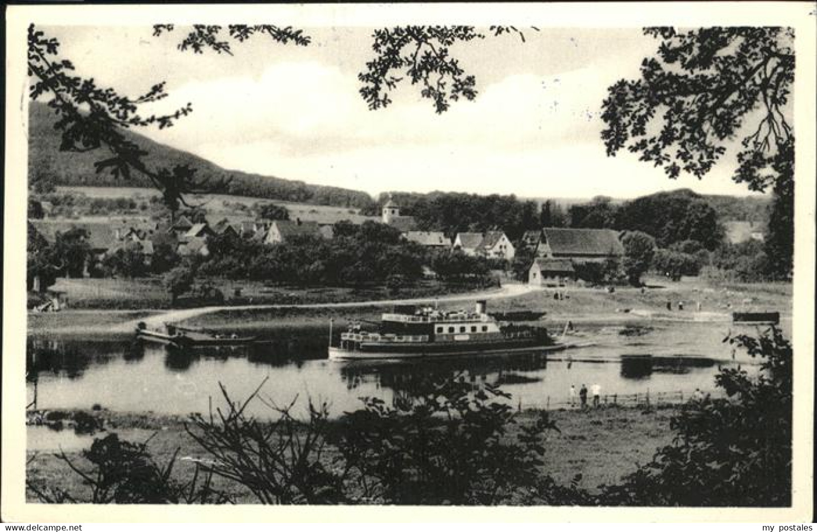 41307290 Wehrden Blick Auf Weser Und Wehrden  Wehrden - Beverungen