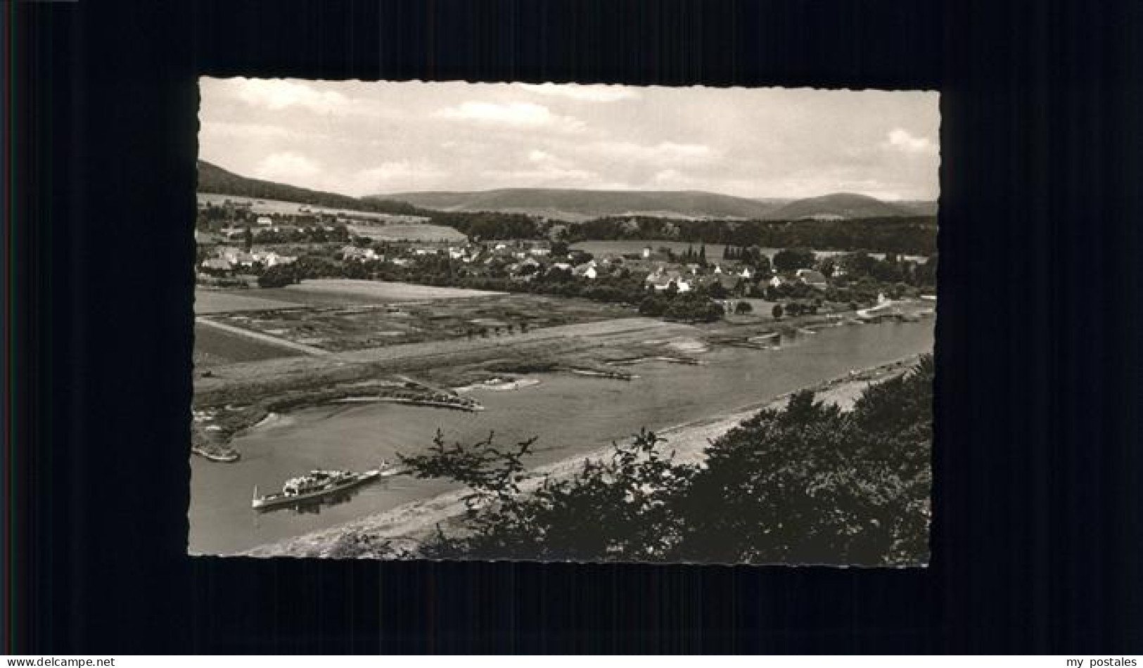 41307269 Wehrden Blick Auf Weser Und Wehrden Wehrden - Beverungen