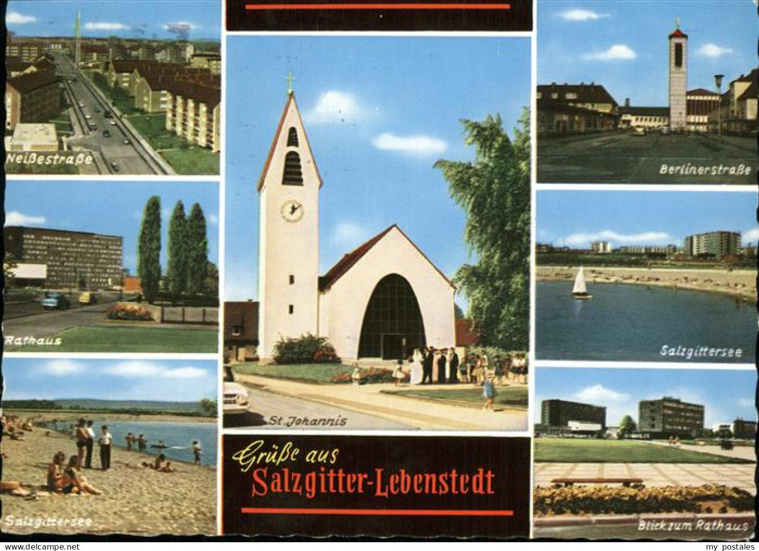 41307209 Salzgitter Neissestrasse Rathaus Salzgittersee St Johanniskirche Salzgi - Salzgitter