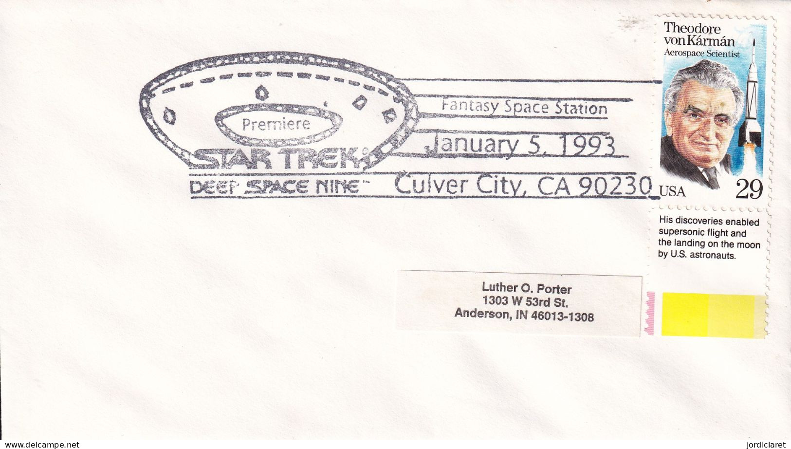 POSMARKET 1993  USA  STAR TREK - North  America