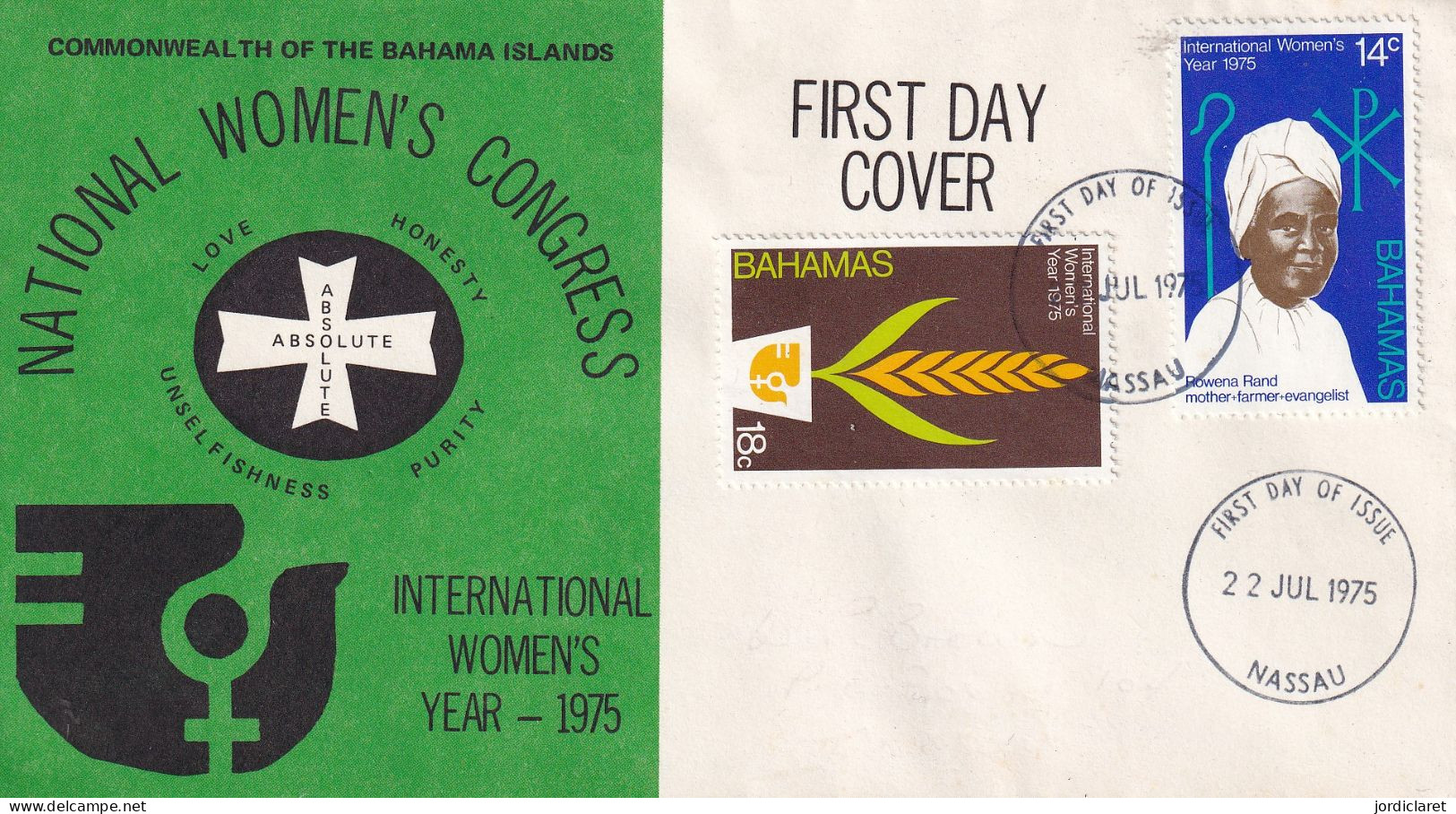 FDC  1975 - Bahamas (1973-...)