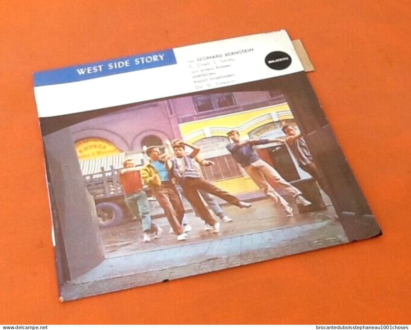 Vinyle 33 Tours Avec Languette (25cm) West Side Story (1963) Leonard Bernstein - Formats Spéciaux