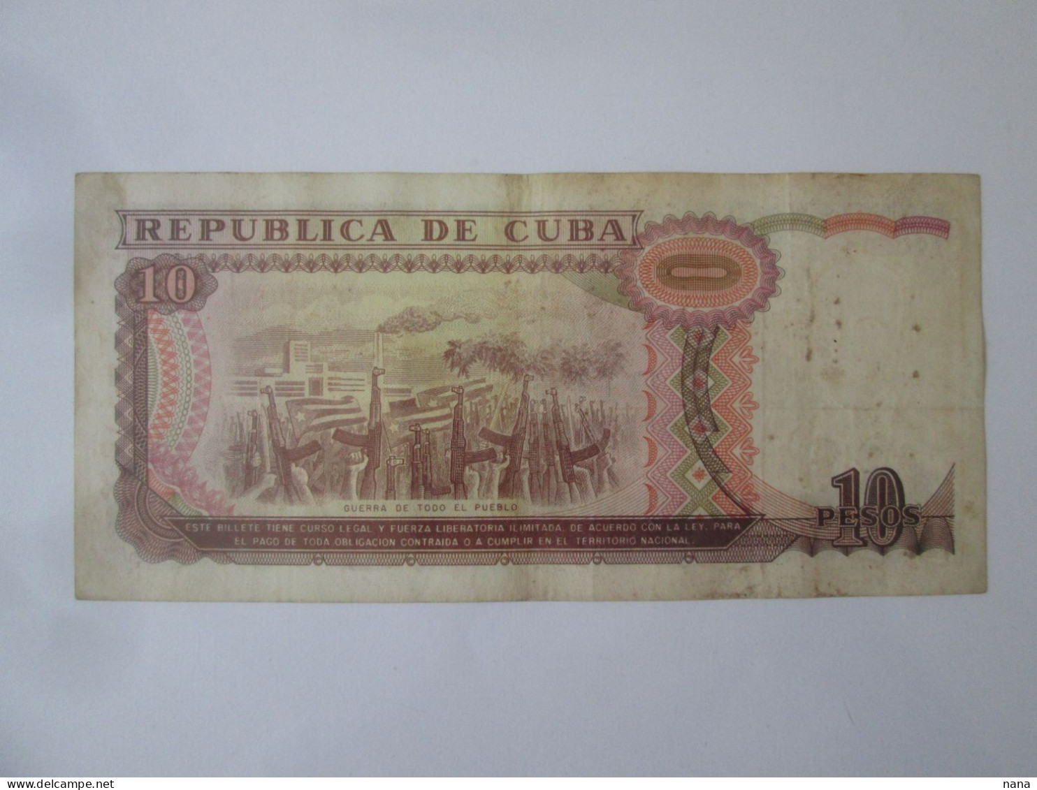 Cuba 10 Pesos 1991 Banknote See Pictures - Kuba