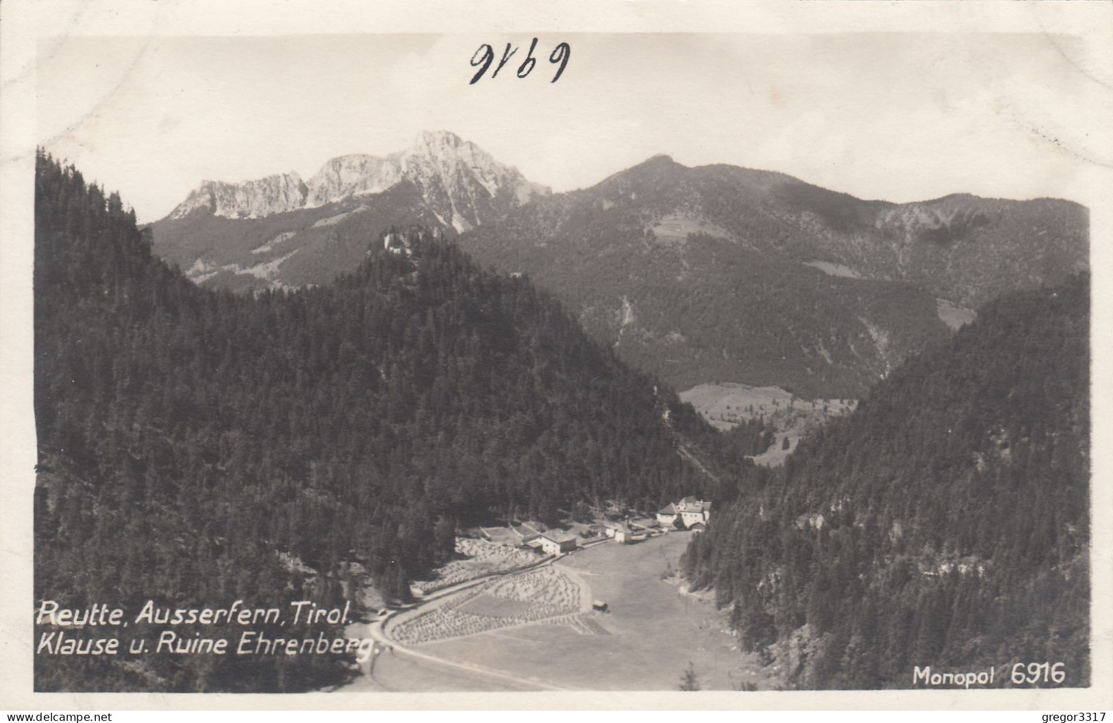 E3196) REUTTE - Tirol Ausserfern - KLAUSE U. RUINE EHRENBERG - Alte FOTO AK - Reutte