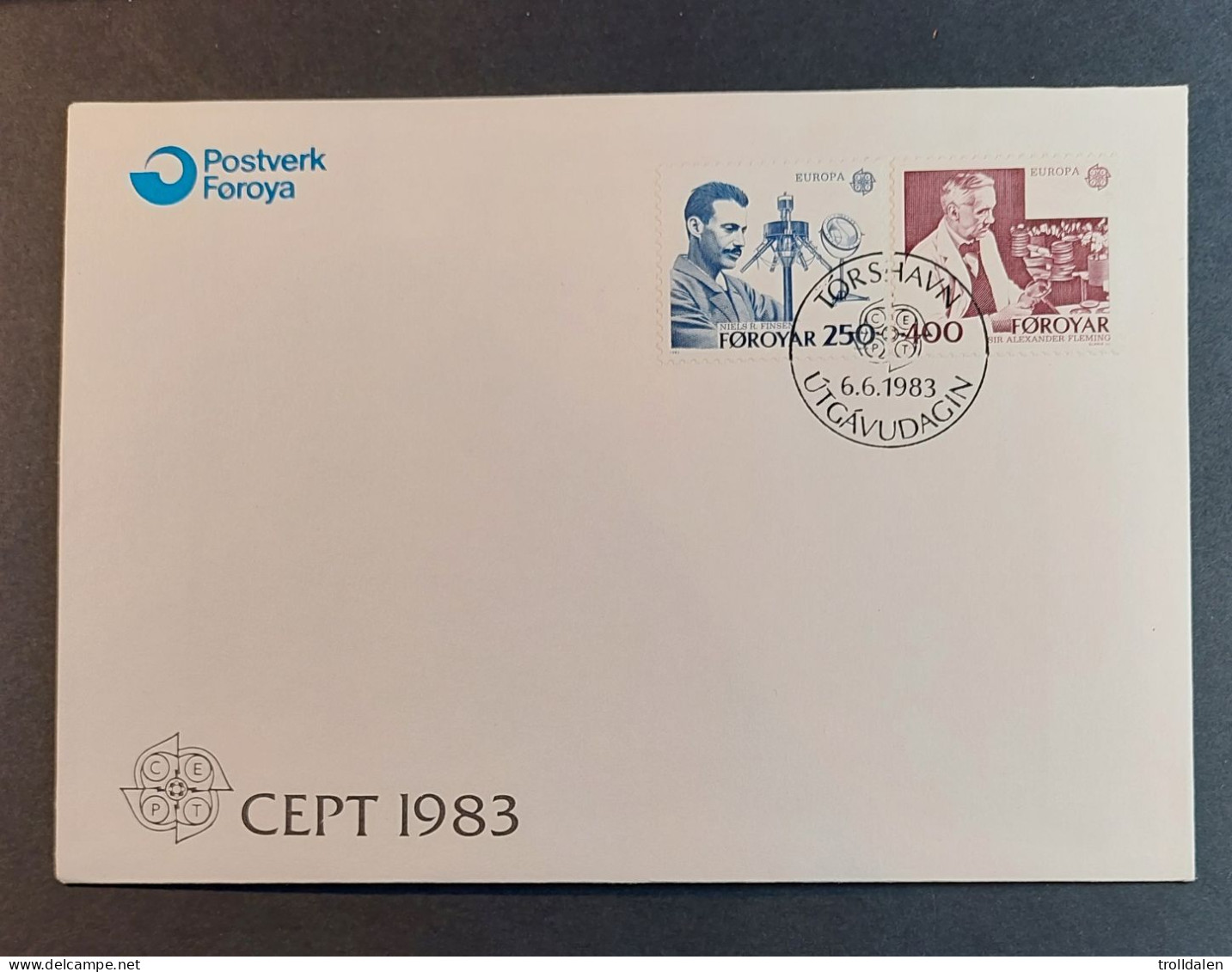 Faroe Island FDC 1983 - Färöer Inseln