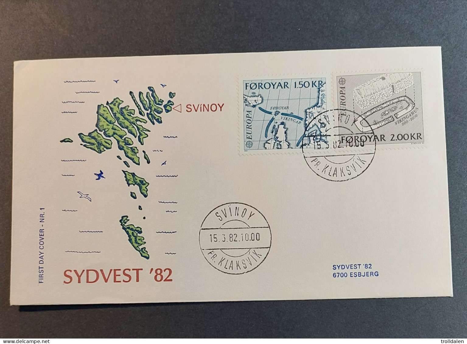 Faroe Island FDC 1982 - Färöer Inseln