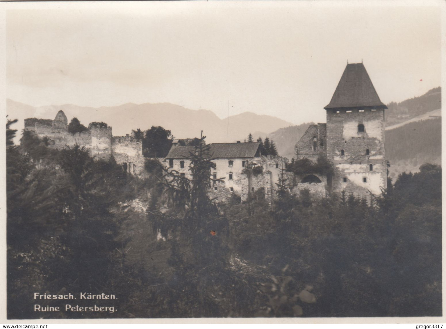 E3238) FRIESACH In Kärnten - Tolle Alte FOTO KARTE - Frank Verlag - RUINE PETERSBERG - - Friesach