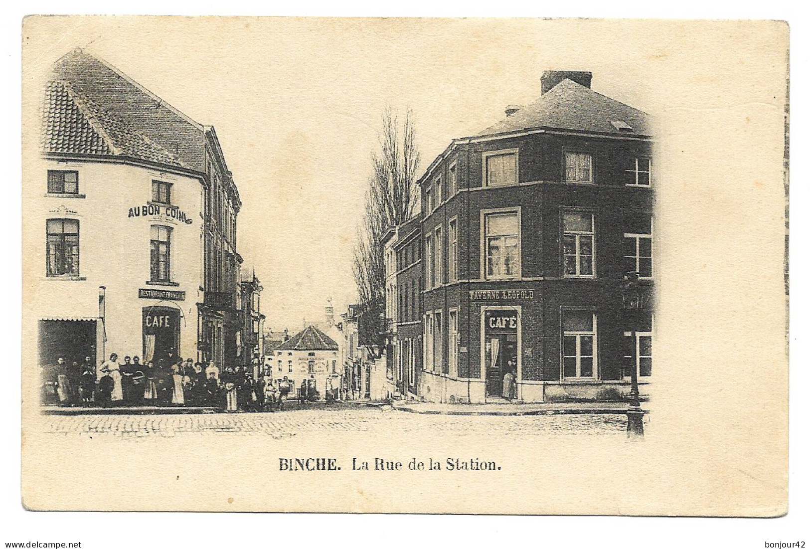 BINCHE - La Rue De La Station (Belgique) - Binche