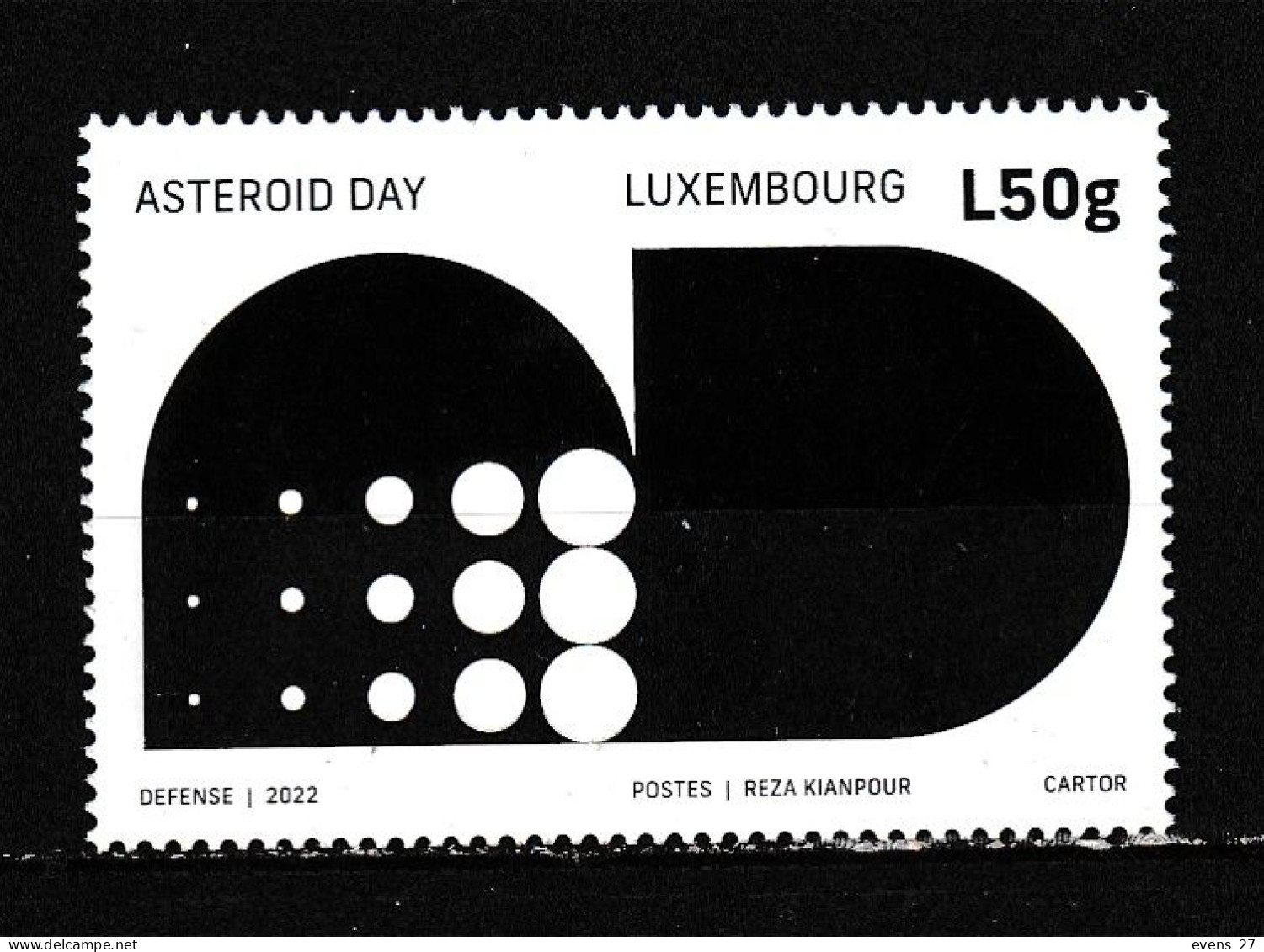 LUXEMBOURG-2022-ASTEROID DAY-MNH - Ongebruikt
