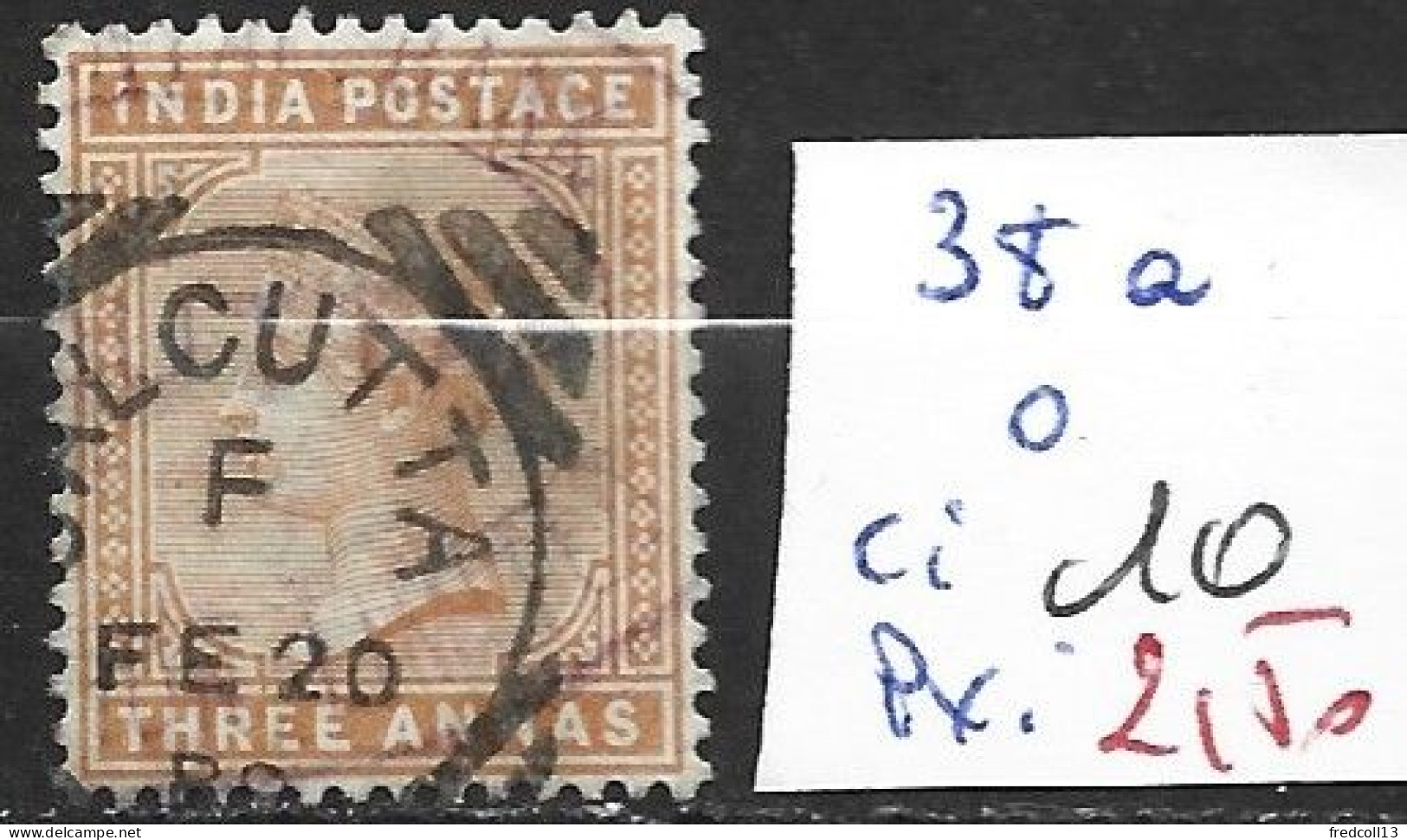 INDE ANGLAISE 38a Oblitéré Côte 10 € - 1882-1901 Impero