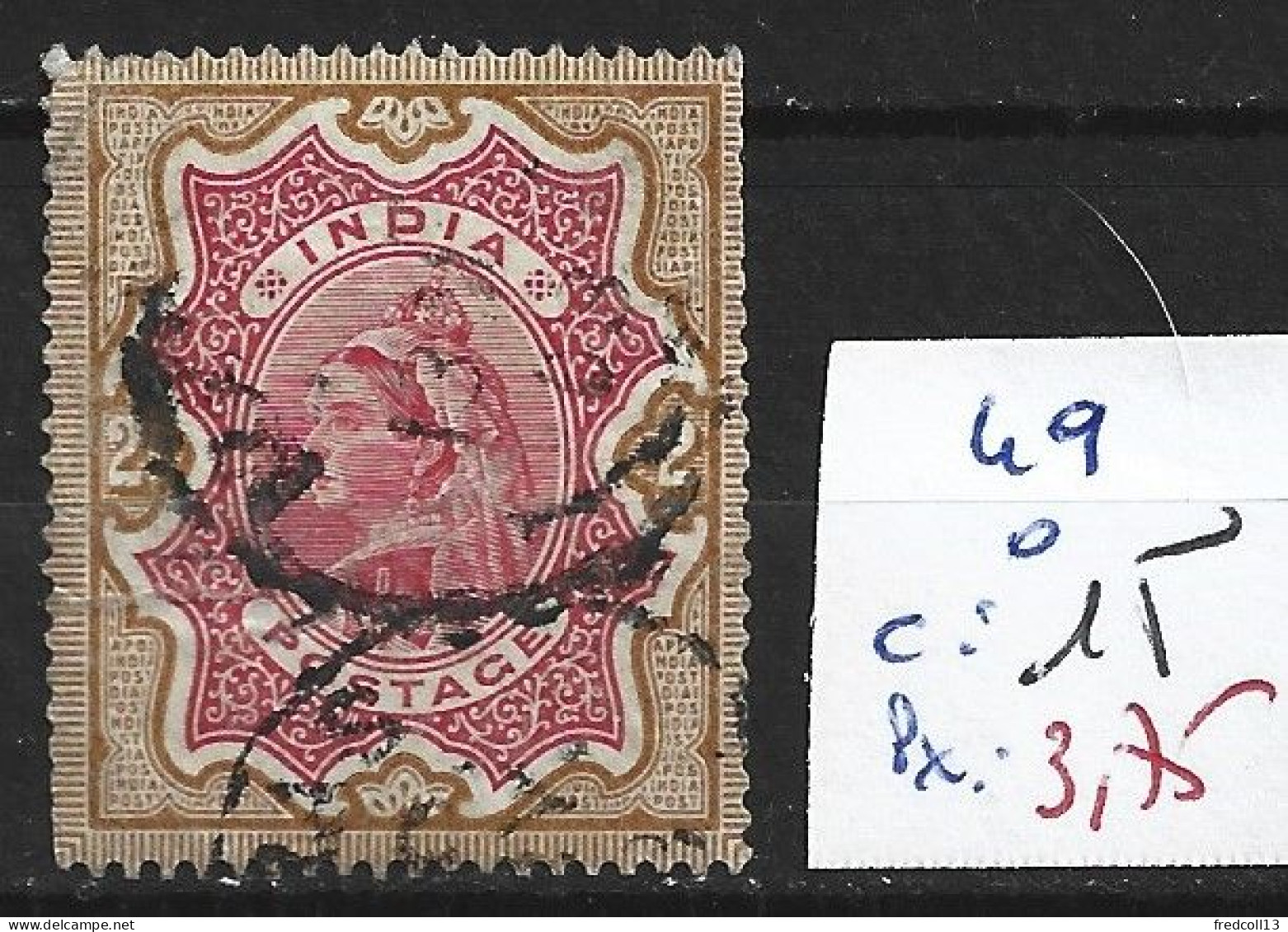 INDE ANGLAISE 49 Oblitéré Côte 15 € - 1882-1901 Imperium