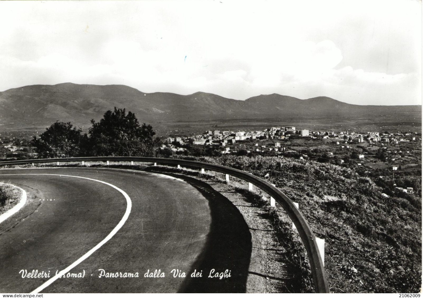 VELLETRI - PANORAMA DALLA VIA DEI LAGHI - VIAGGIATA 1968 - Velletri