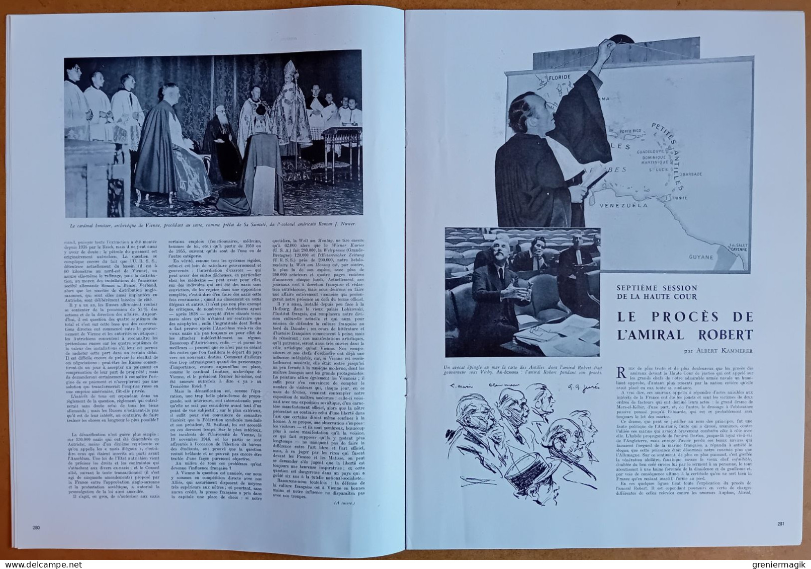 France Illustration N°77 22/03/1947 Conférence de Moscou/Autriche/Grèce camp Pavlos Melas/Terezin/Inde/Fécamp
