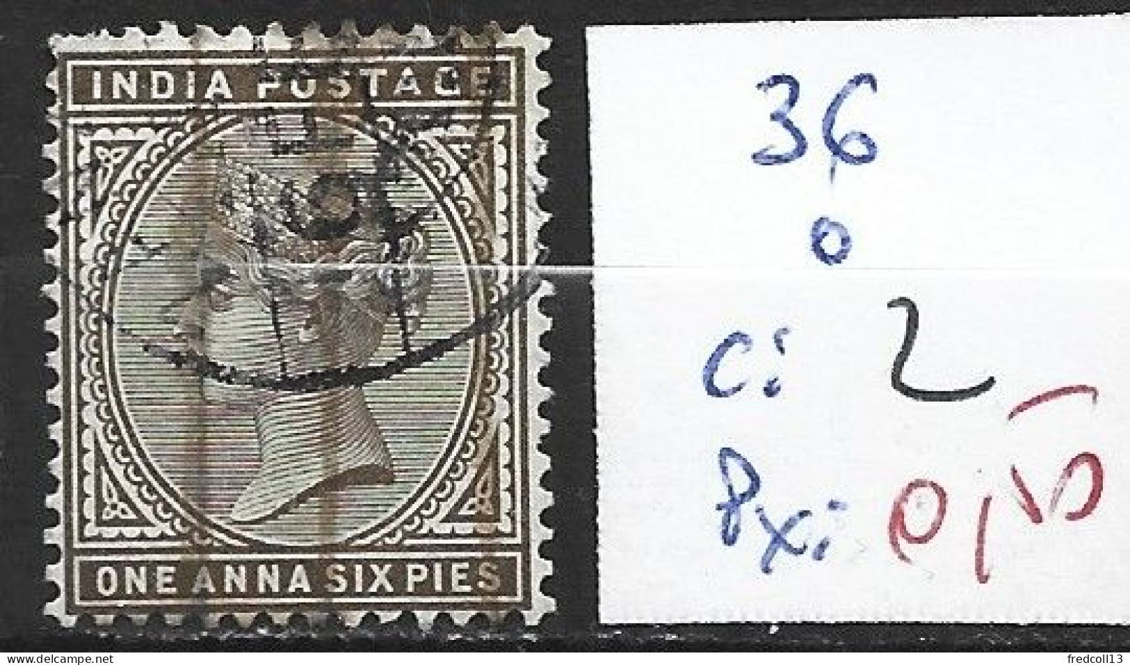 INDE ANGLAISE 36 Oblitéré Côte 2 € - 1882-1901 Keizerrijk