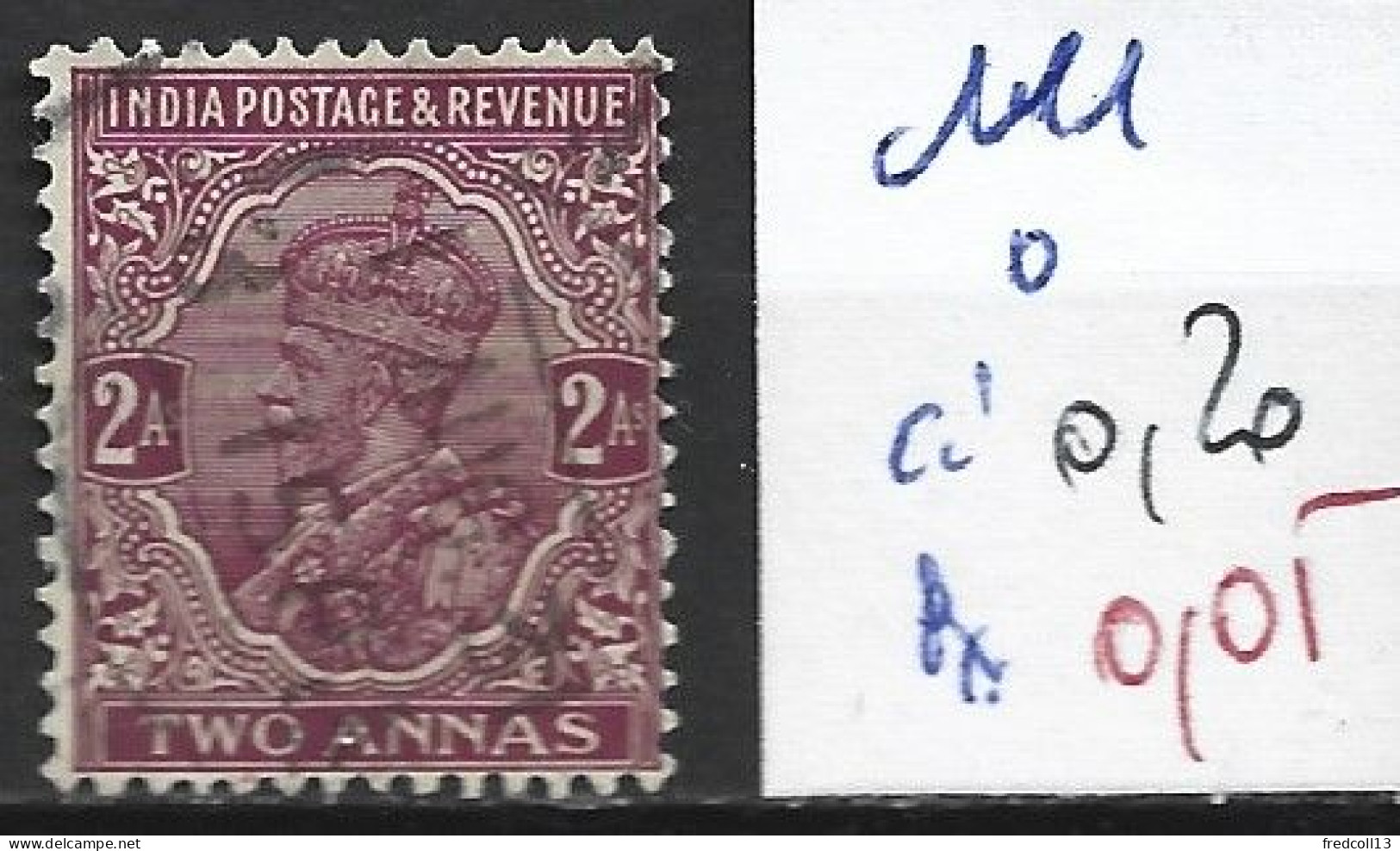INDE ANGLAISE 111 Oblitéré Côte 0.20 € - 1911-35 Roi Georges V