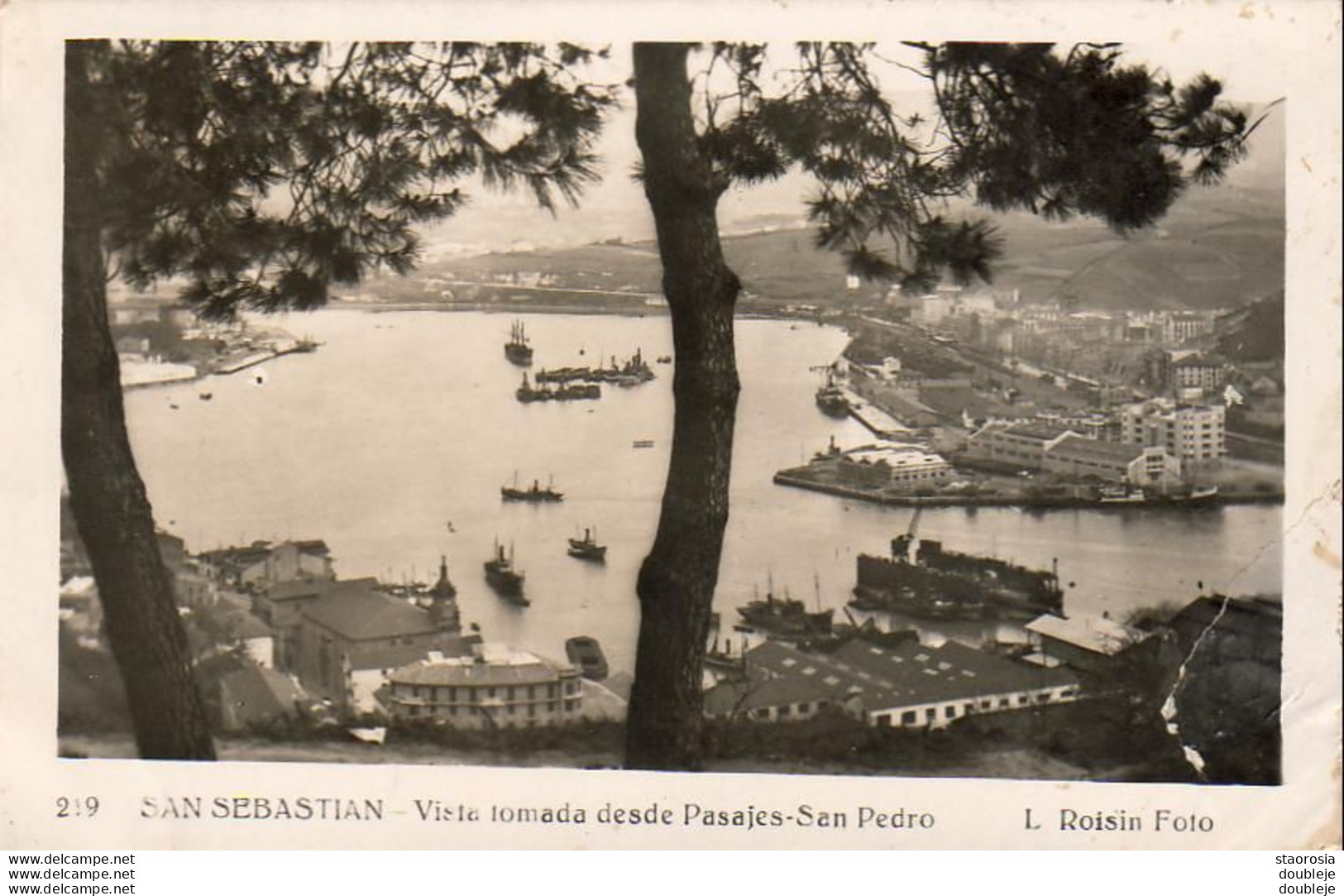 ESPAGNE  SAN SEBASTIAN  Vista Tomada Desde Pasajes- San Pedro  ..... - Guipúzcoa (San Sebastián)