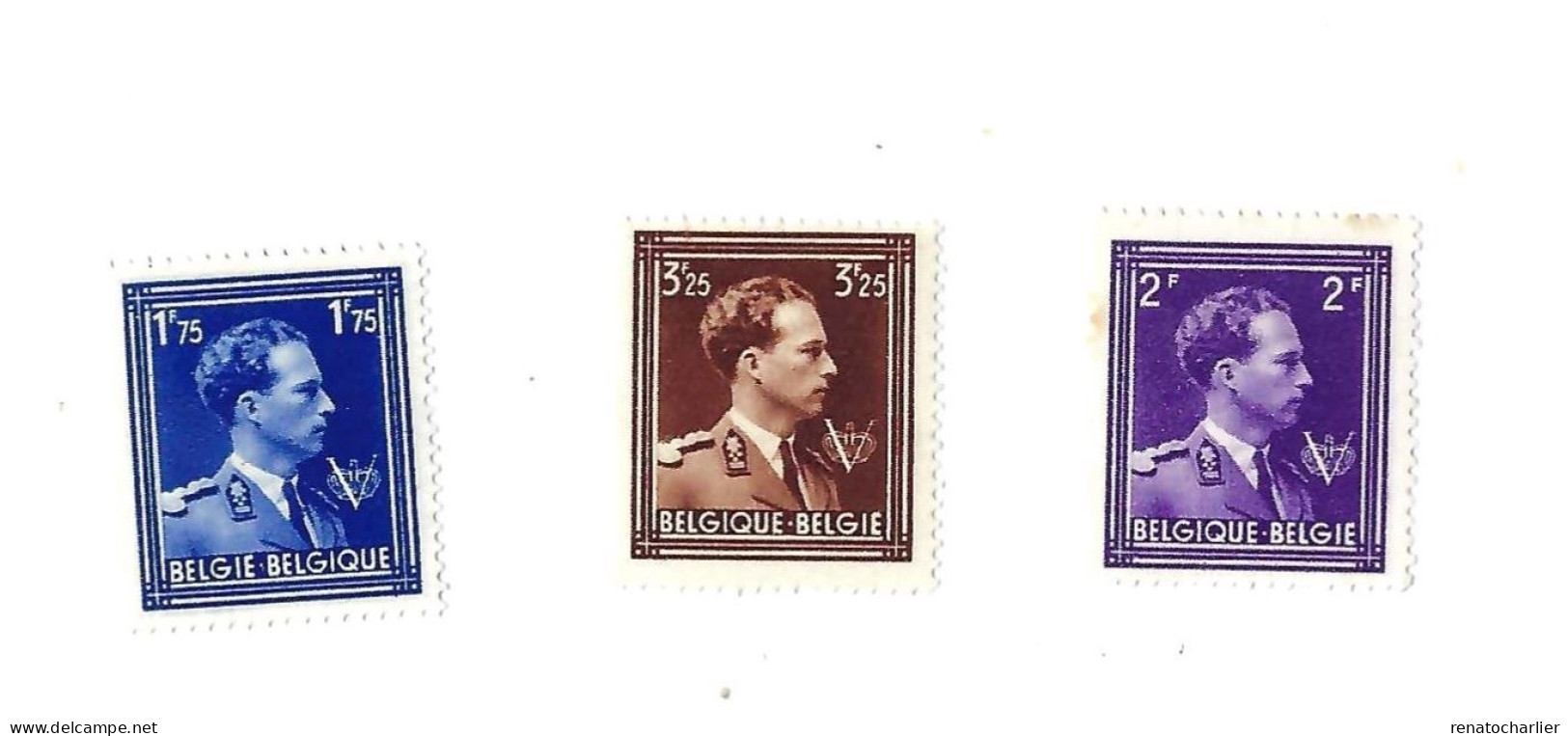 Victoire,MNH,Neuf Sans Charnière - 1936-1957 Open Kraag