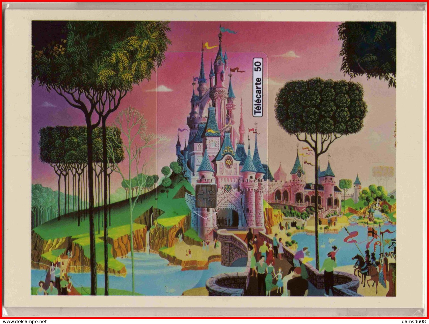 En 1105a 50U Disney Le Chateau  Neuve 50 Unités - 50 Unità  